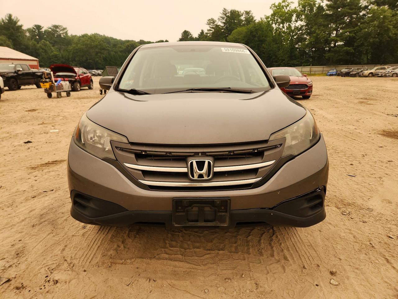 2012 Honda Cr-v Lx Gray vin: 2HKRM4H31CH609784