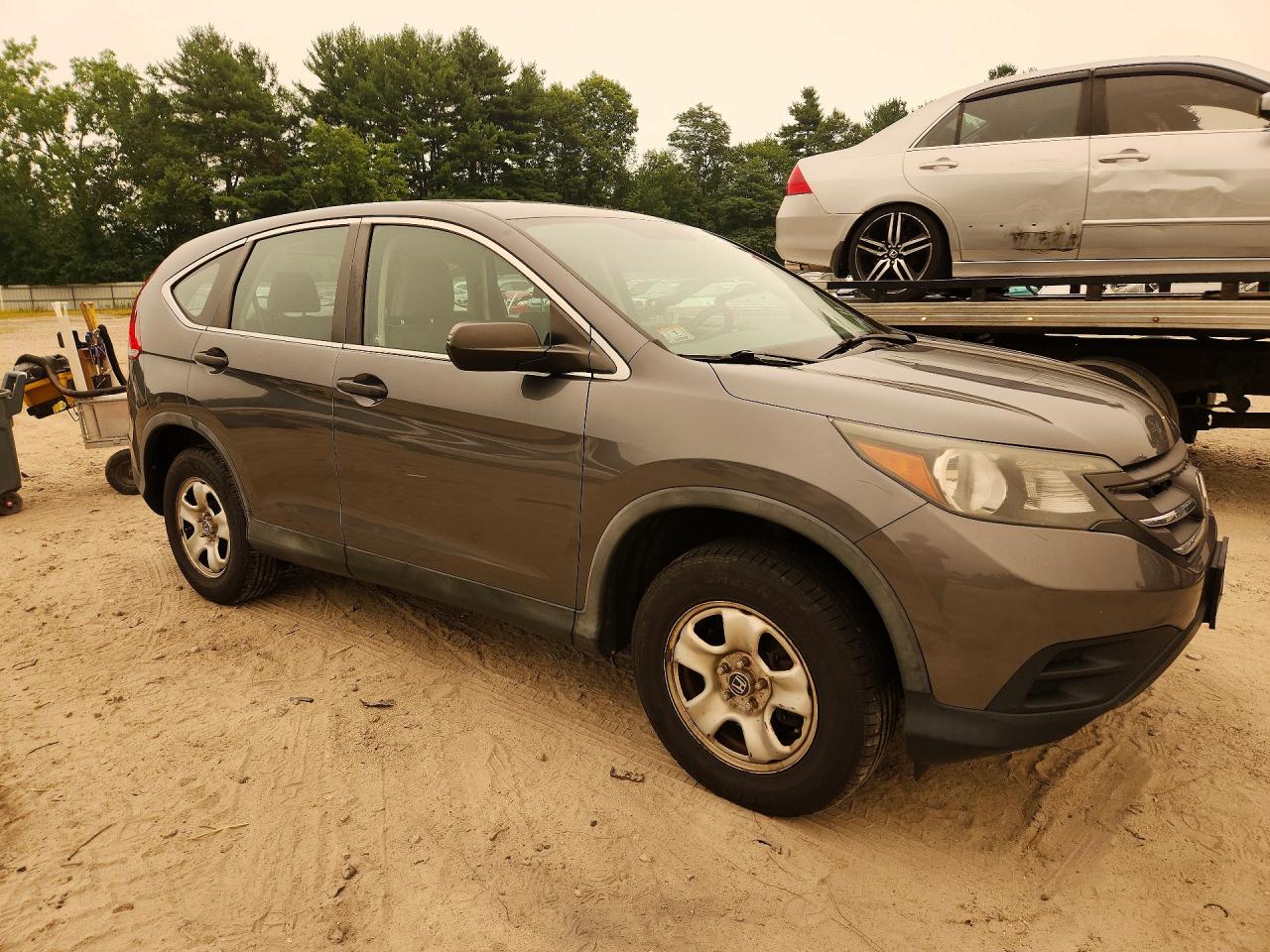 2012 Honda Cr-v Lx Gray vin: 2HKRM4H31CH609784