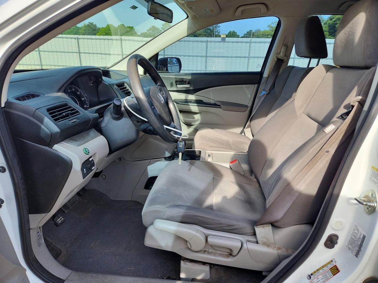 2012 Honda Cr-v Lx White vin: 2HKRM4H31CH629095
