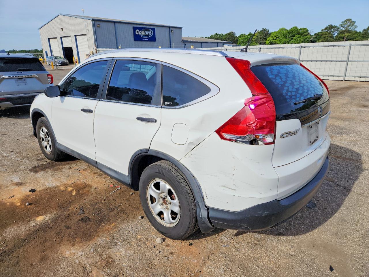 2012 Honda Cr-v Lx White vin: 2HKRM4H31CH629095