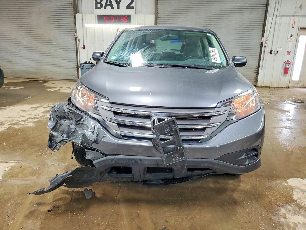 2013 Honda Cr-v Lx Gray vin: 2HKRM4H31DH616137