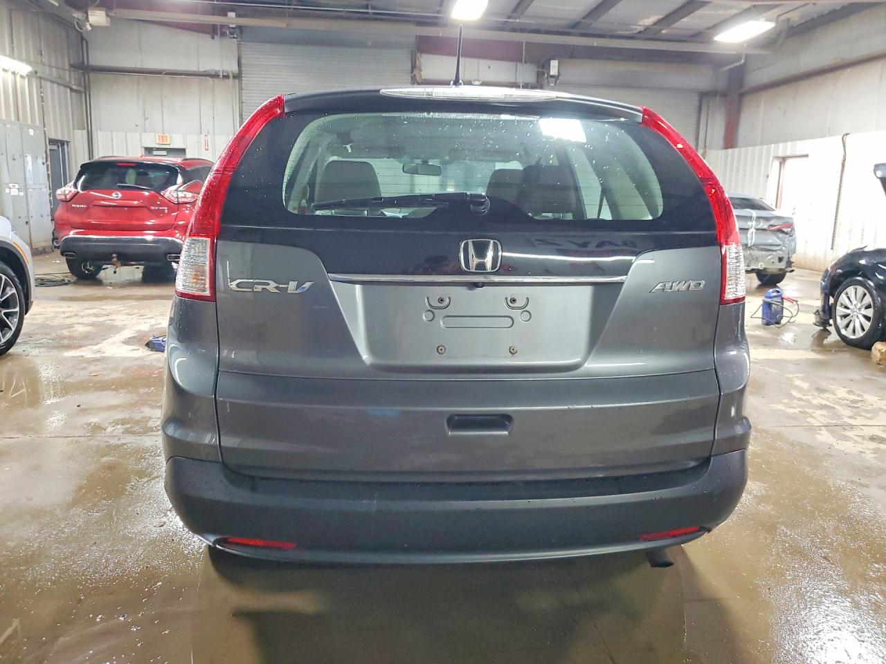 2013 Honda Cr-v Lx Gray vin: 2HKRM4H31DH616137