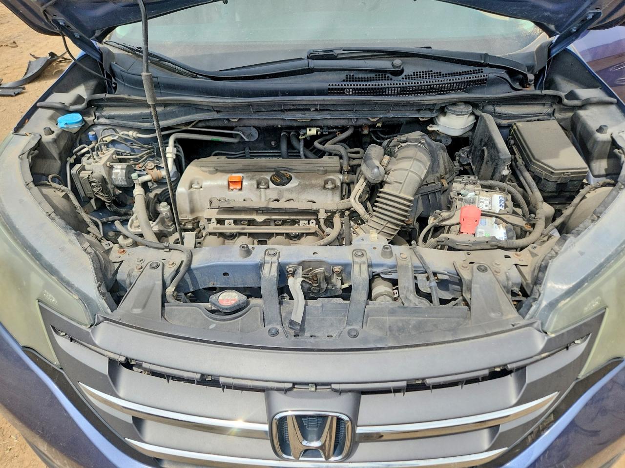 2013 Honda Cr-v Lx Blue vin: 2HKRM4H31DH625825