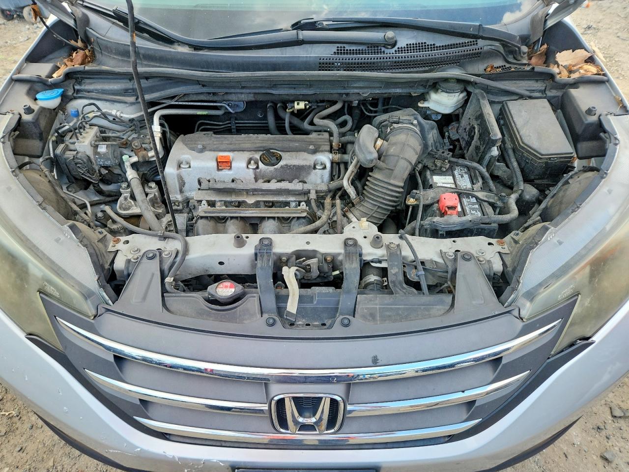 2013 Honda Cr-v Lx Silver vin: 2HKRM4H31DH645296