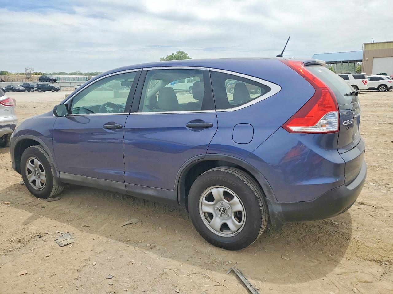 2013 Honda Cr-v Lx Blue vin: 2HKRM4H31DH650112