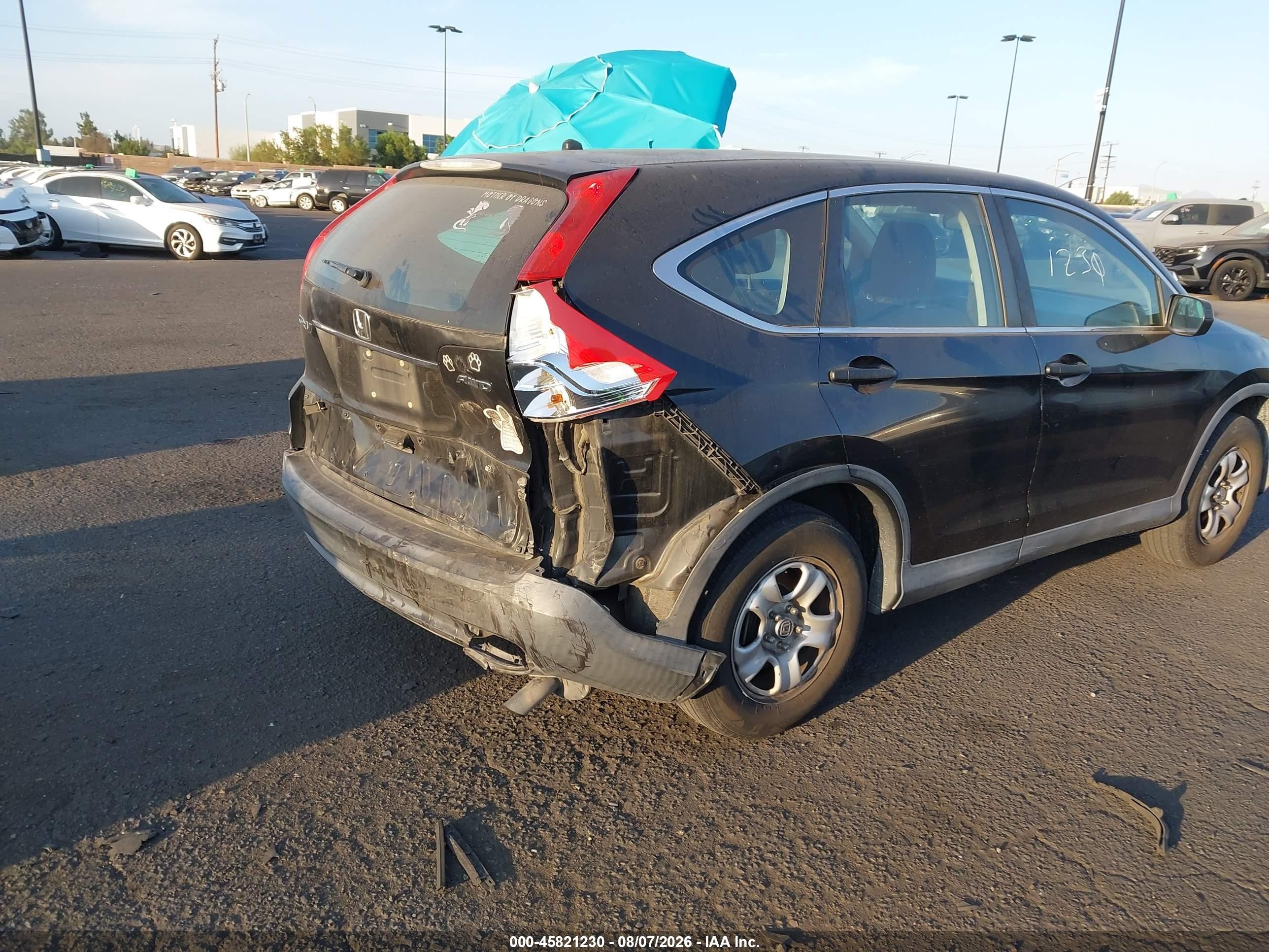 2013 Honda Cr-v Lx Black vin: 2HKRM4H31DH652006