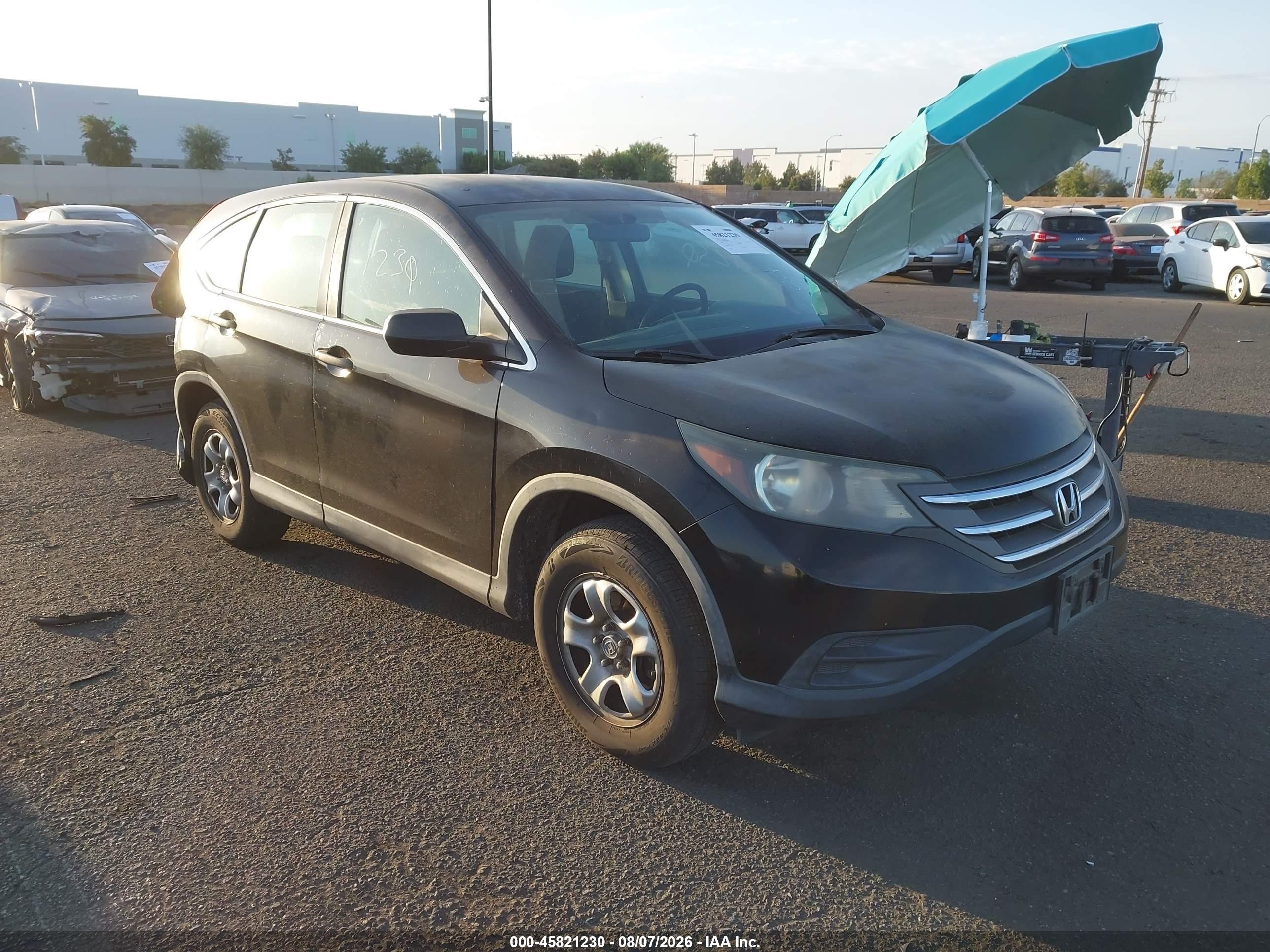 2013 Honda Cr-v Lx Black vin: 2HKRM4H31DH652006