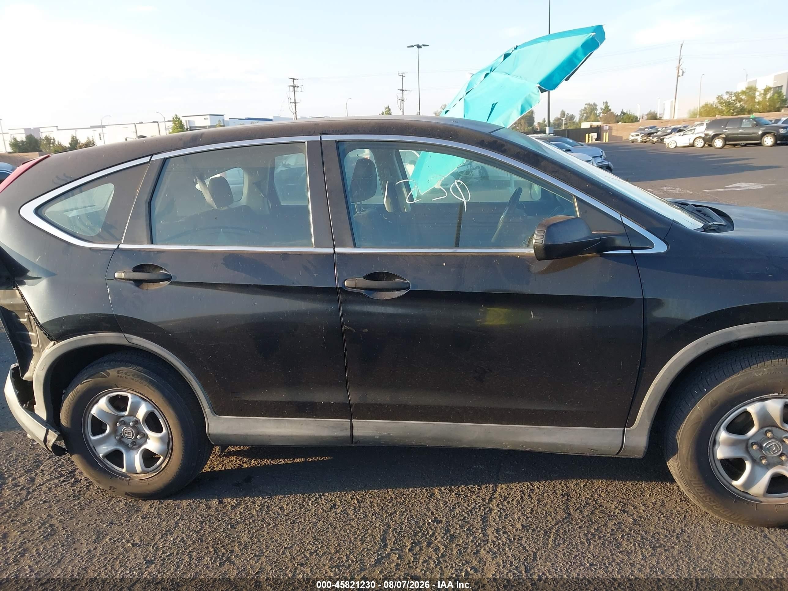 2013 Honda Cr-v Lx Black vin: 2HKRM4H31DH652006