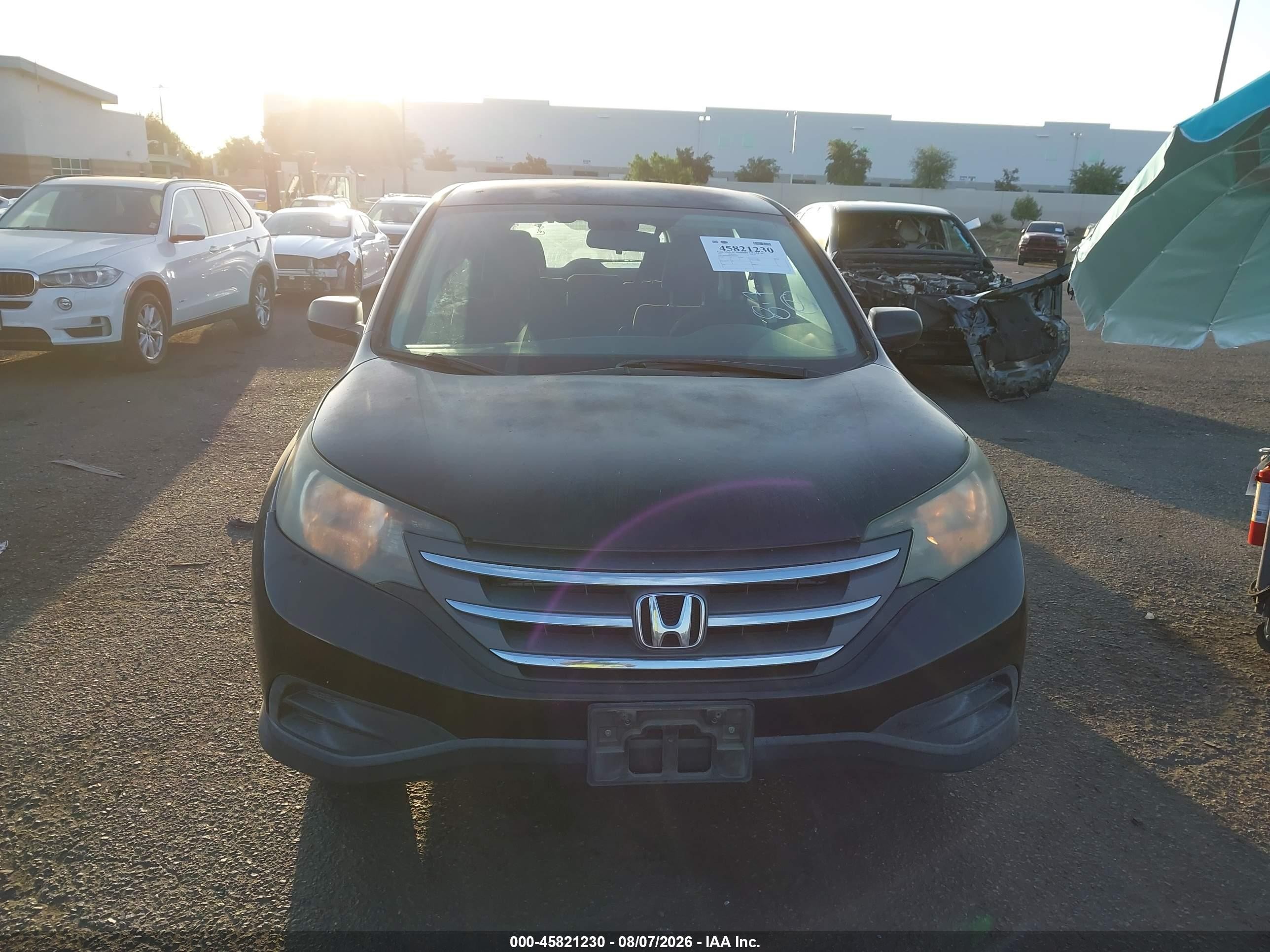 2013 Honda Cr-v Lx Black vin: 2HKRM4H31DH652006