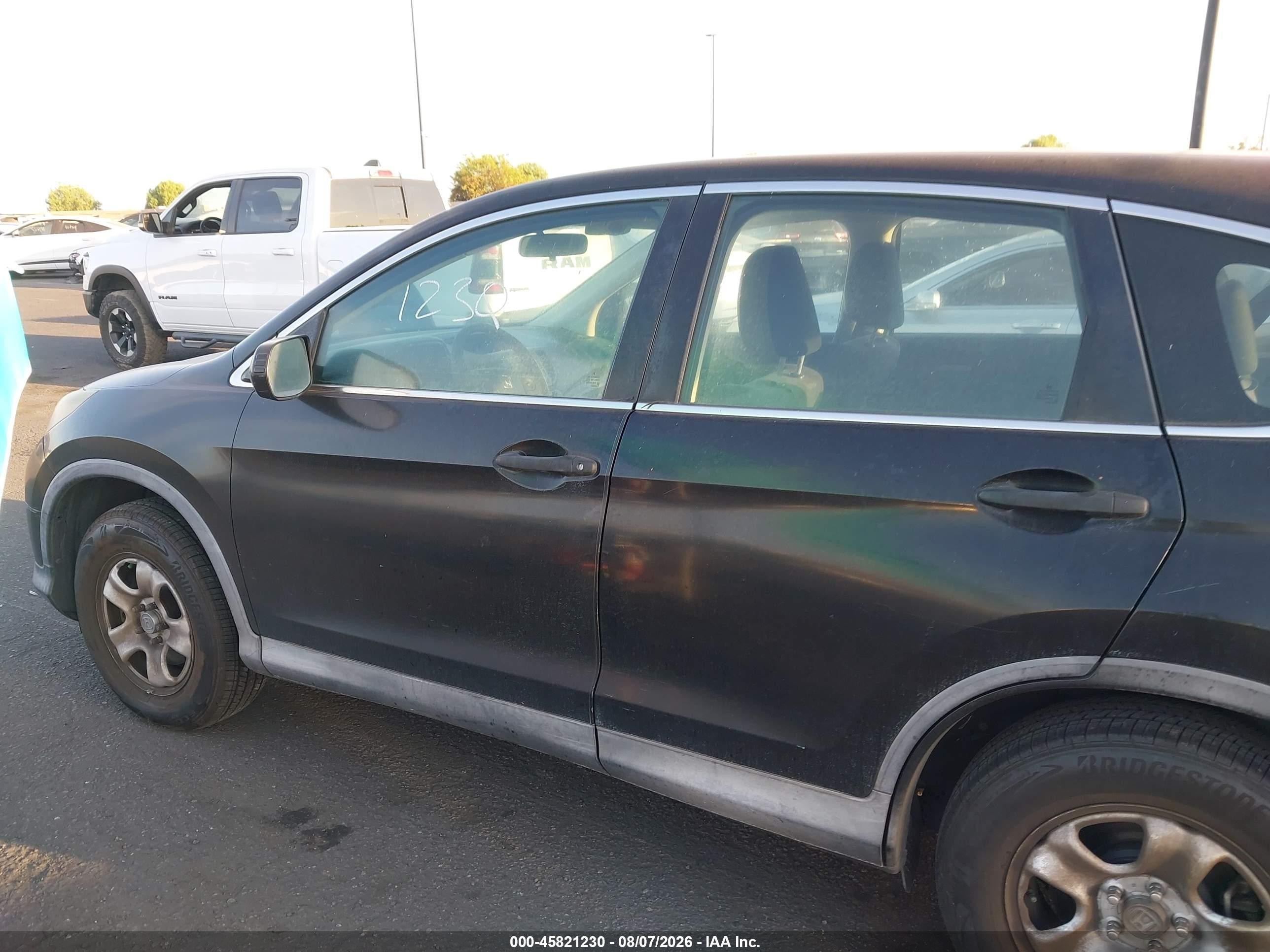 2013 Honda Cr-v Lx Black vin: 2HKRM4H31DH652006