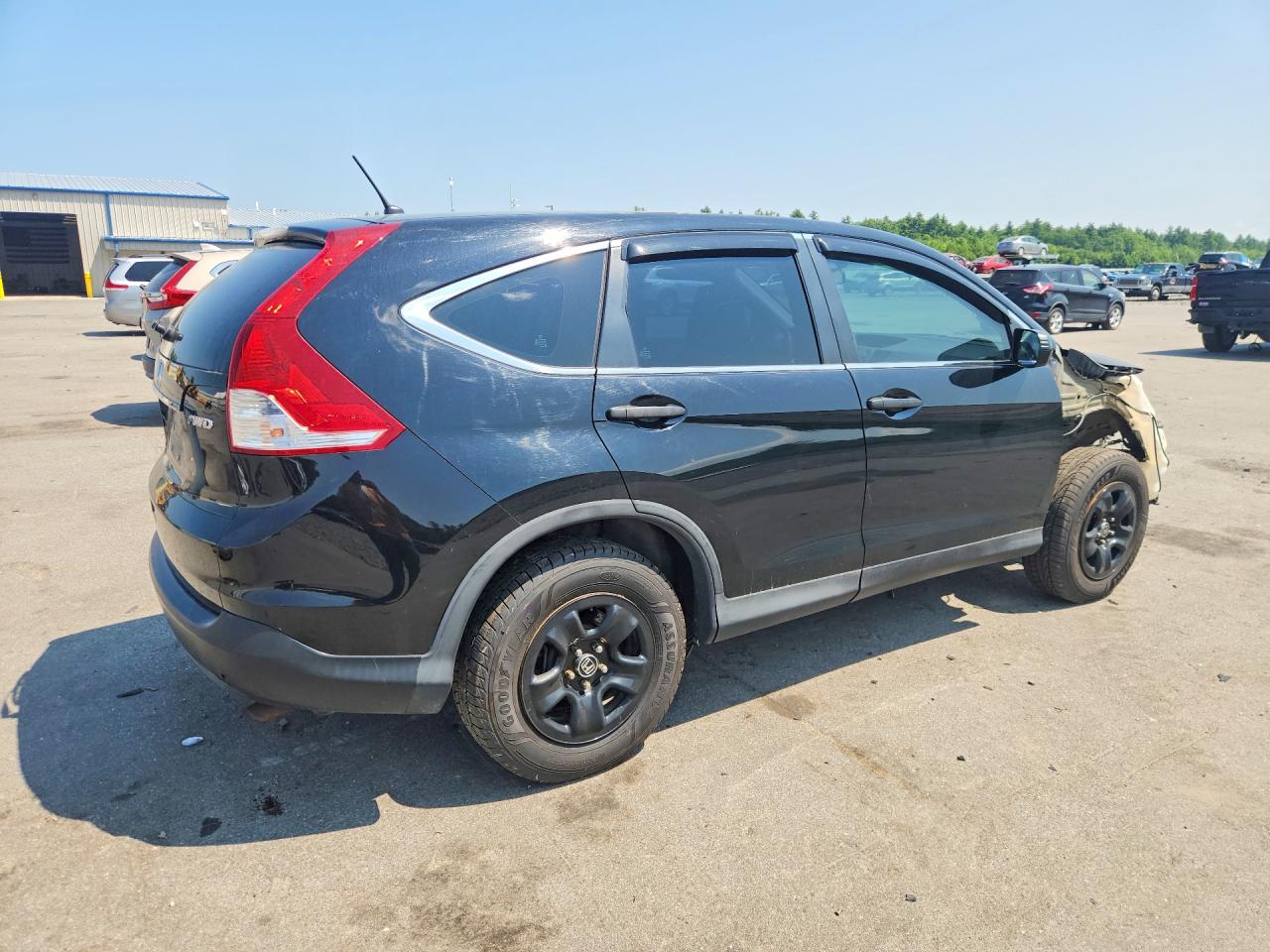 2013 Honda Cr-v Lx Black vin: 2HKRM4H31DH656170