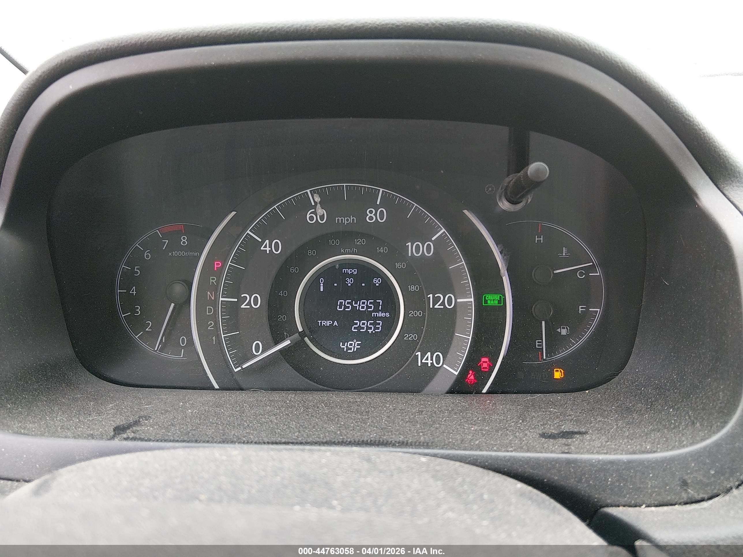 2013 Honda Cr-v Lx Silver vin: 2HKRM4H31DH666455