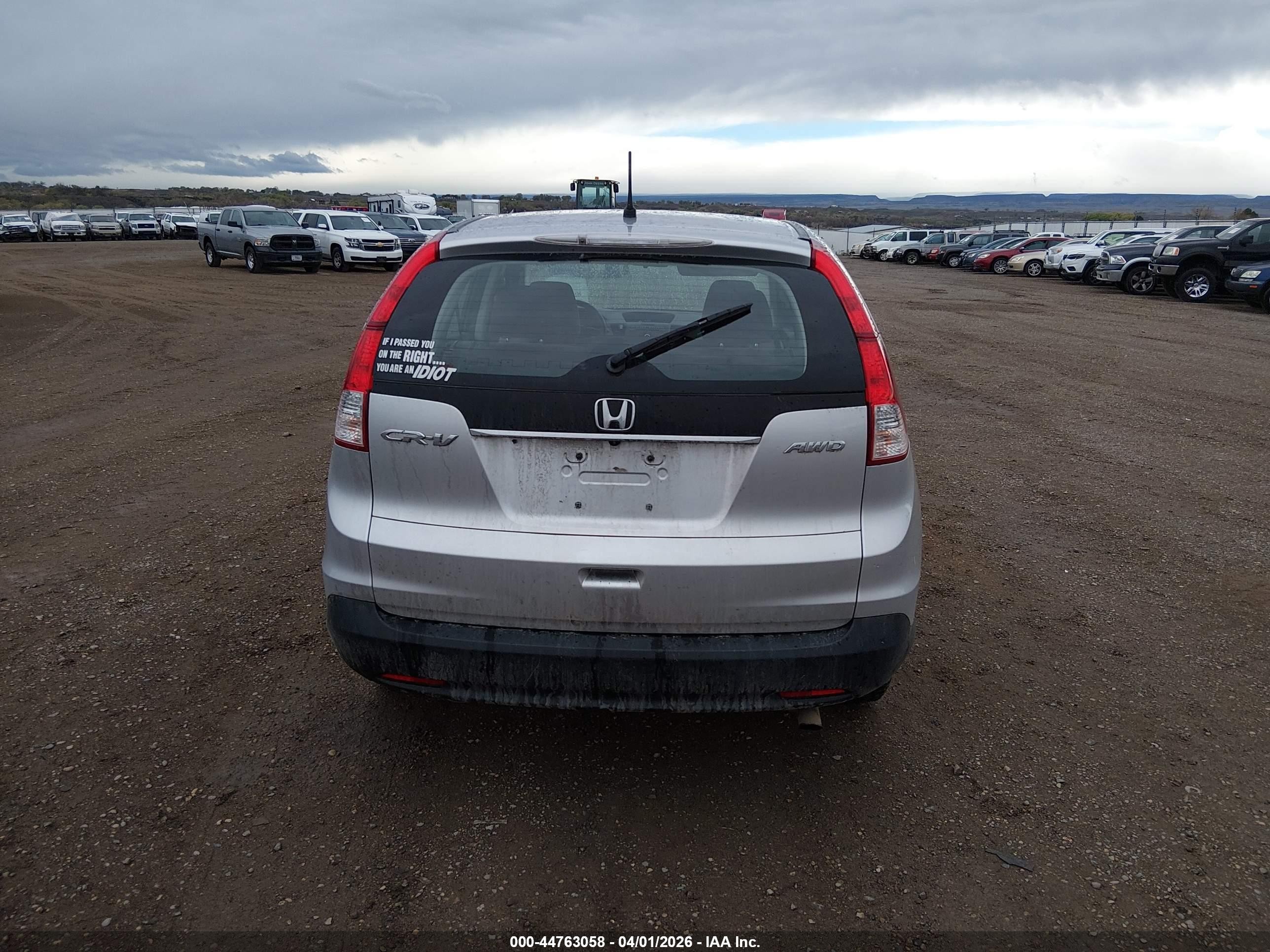 2013 Honda Cr-v Lx Silver vin: 2HKRM4H31DH666455
