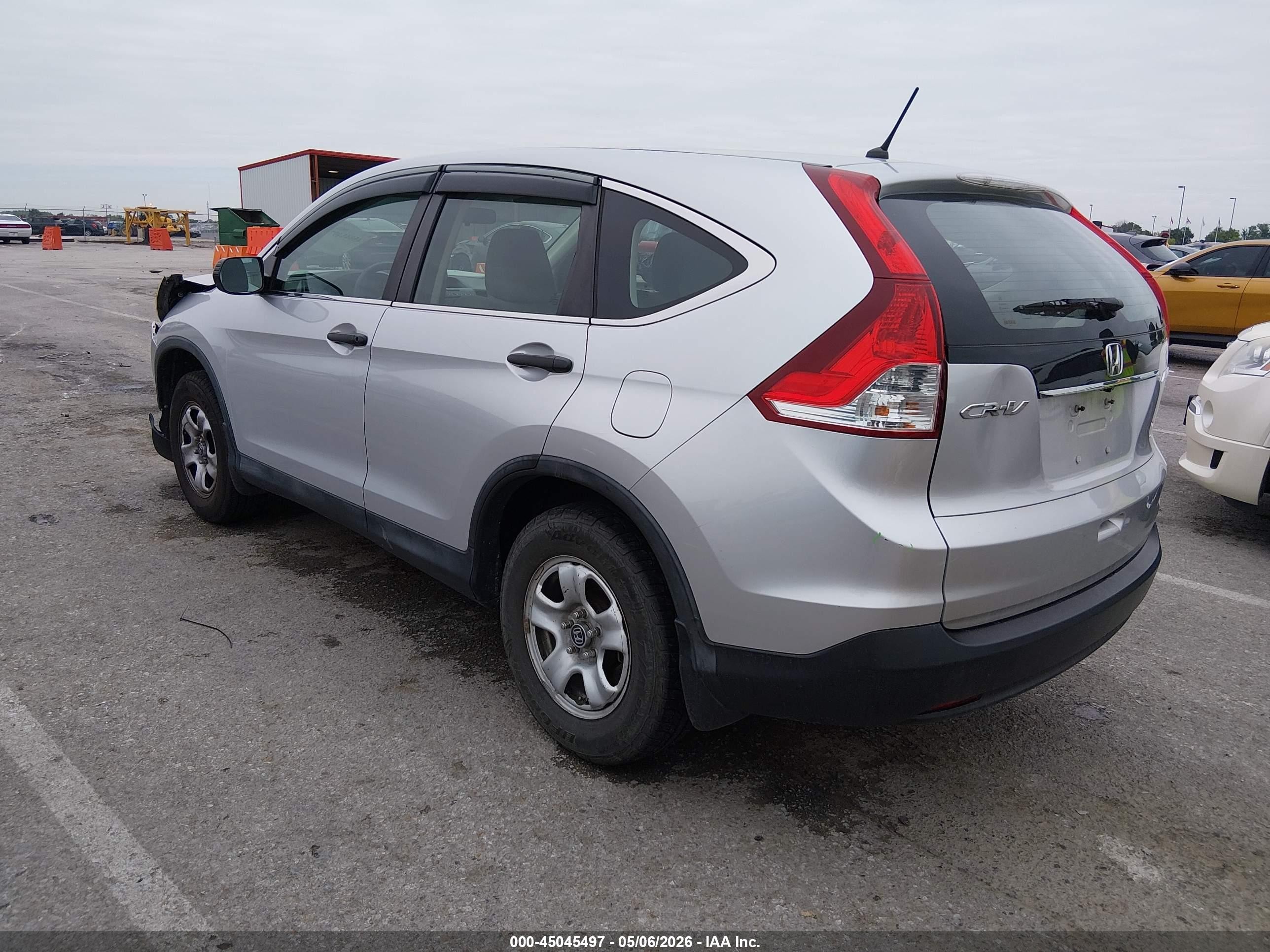2013 Honda Cr-v Lx Silver vin: 2HKRM4H31DH677892