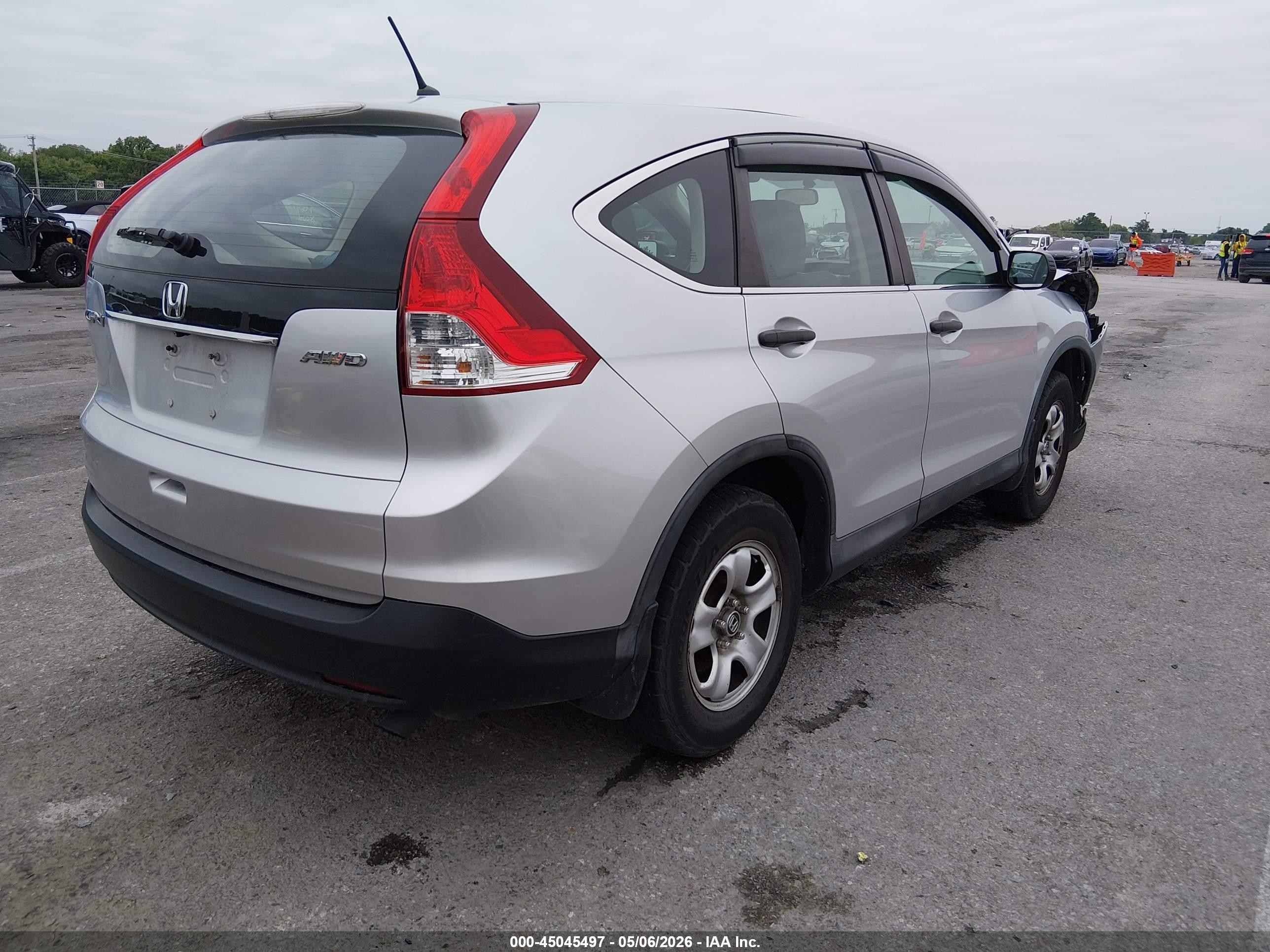 2013 Honda Cr-v Lx Silver vin: 2HKRM4H31DH677892