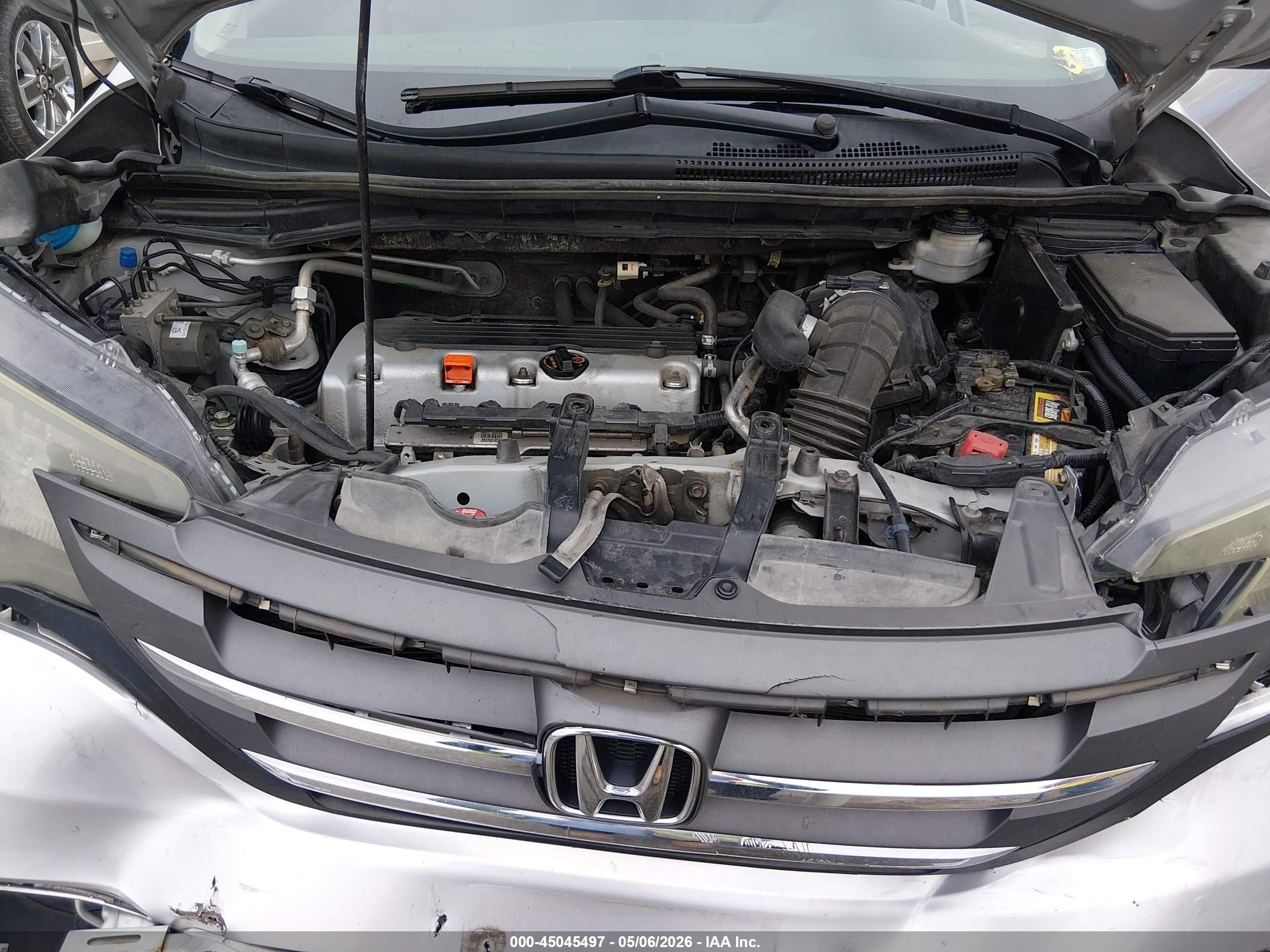 2013 Honda Cr-v Lx Silver vin: 2HKRM4H31DH677892