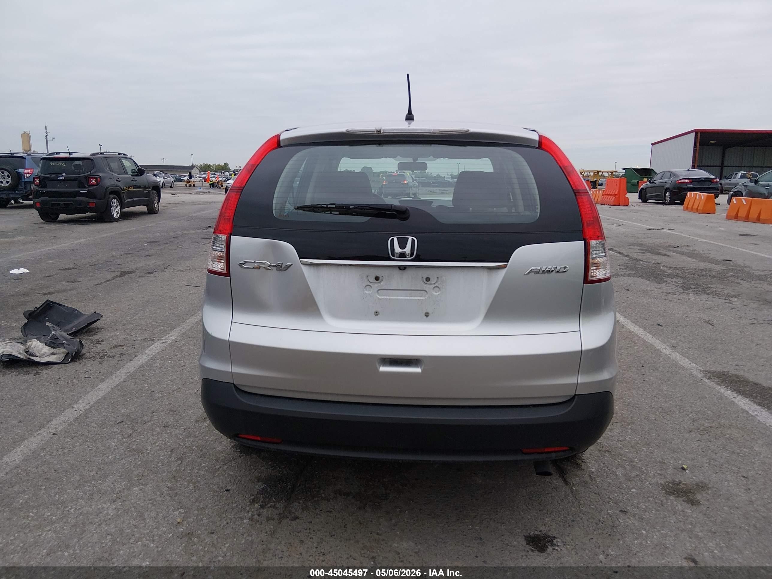 2013 Honda Cr-v Lx Silver vin: 2HKRM4H31DH677892