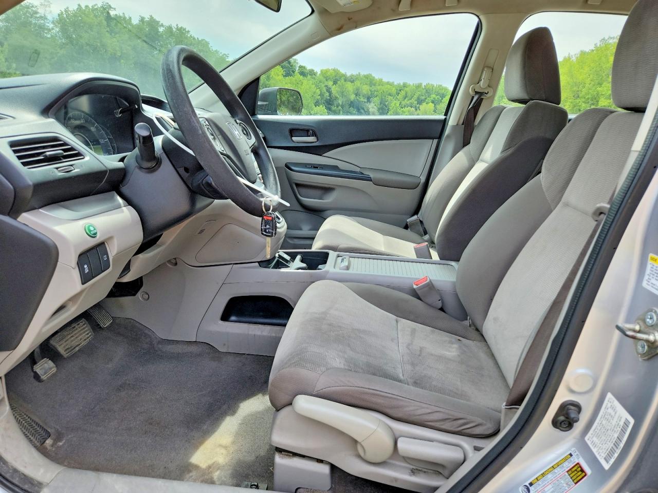 2014 Honda Cr-v Lx Silver vin: 2HKRM4H31EH601641
