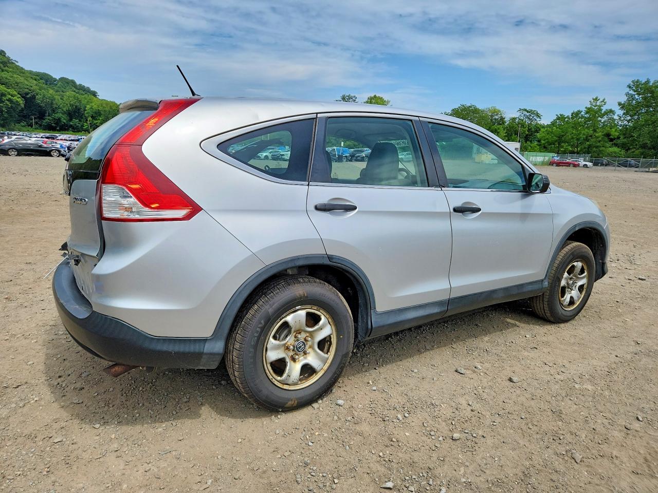 2014 Honda Cr-v Lx Silver vin: 2HKRM4H31EH601641