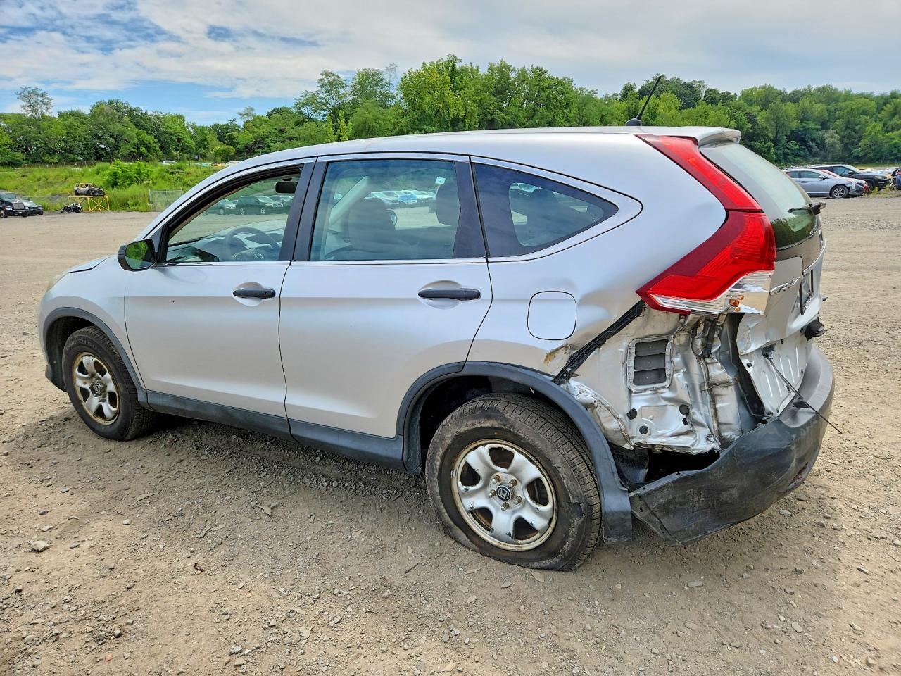 2014 Honda Cr-v Lx Silver vin: 2HKRM4H31EH601641