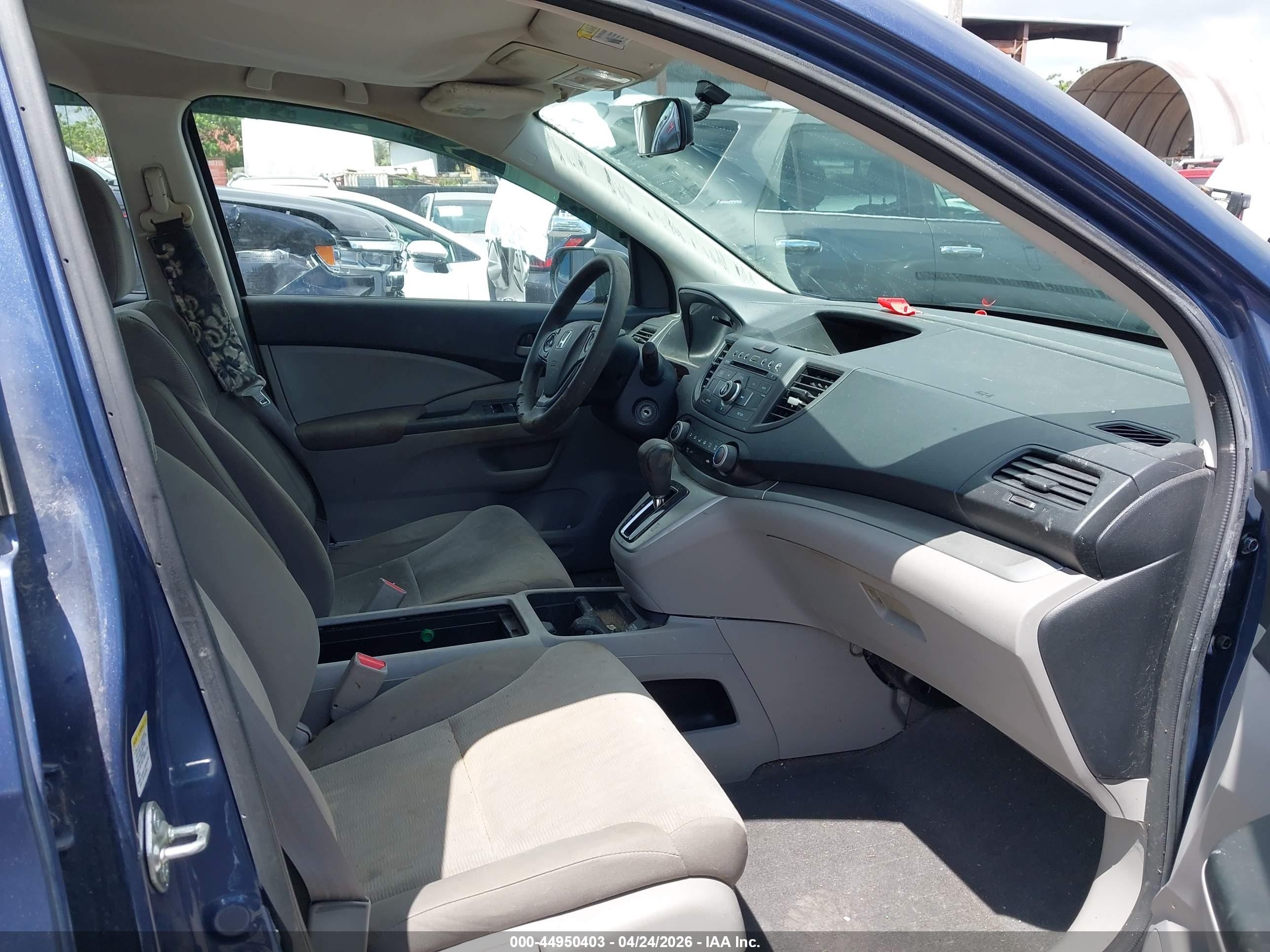 2014 Honda Cr-v Lx Blue vin: 2HKRM4H31EH604927