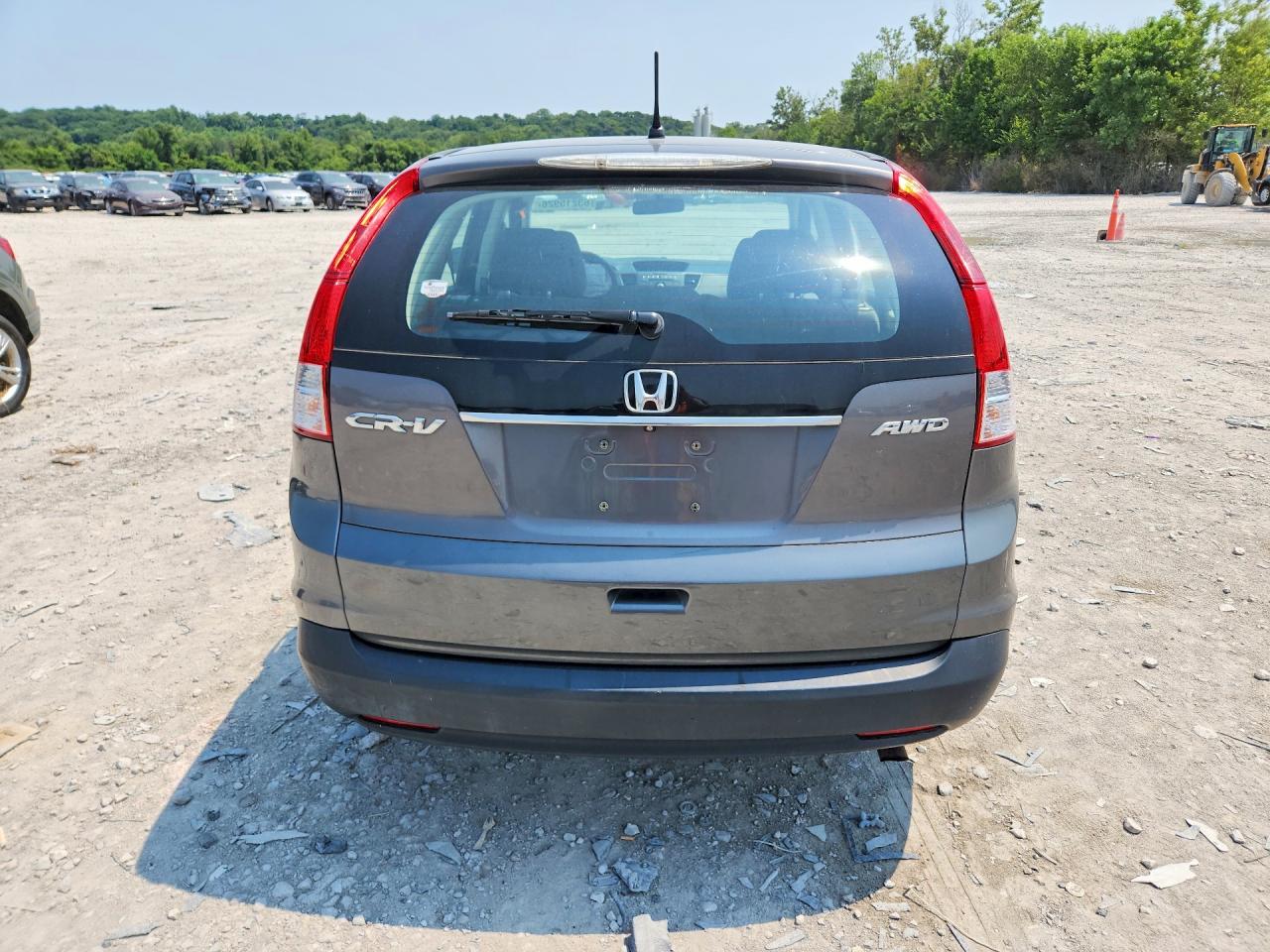 2014 Honda Cr-v Lx Gray vin: 2HKRM4H31EH678350