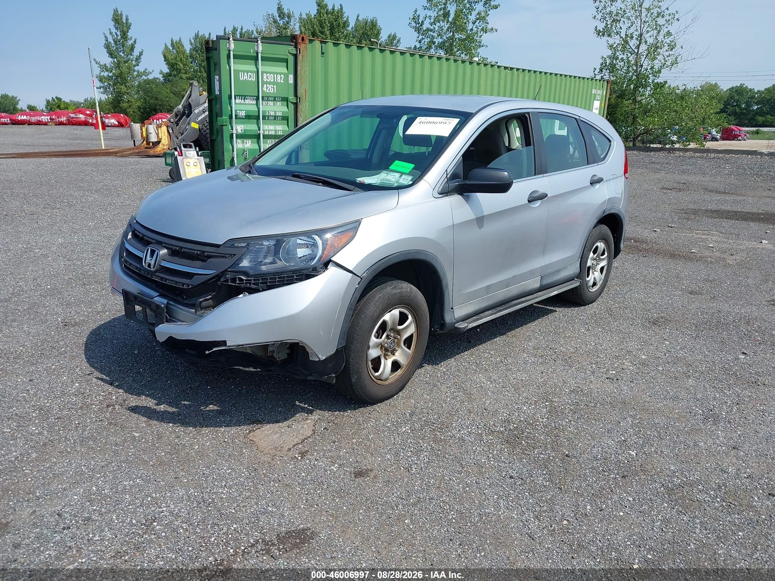2014 Honda Cr-v Lx Silver vin: 2HKRM4H31EH685170