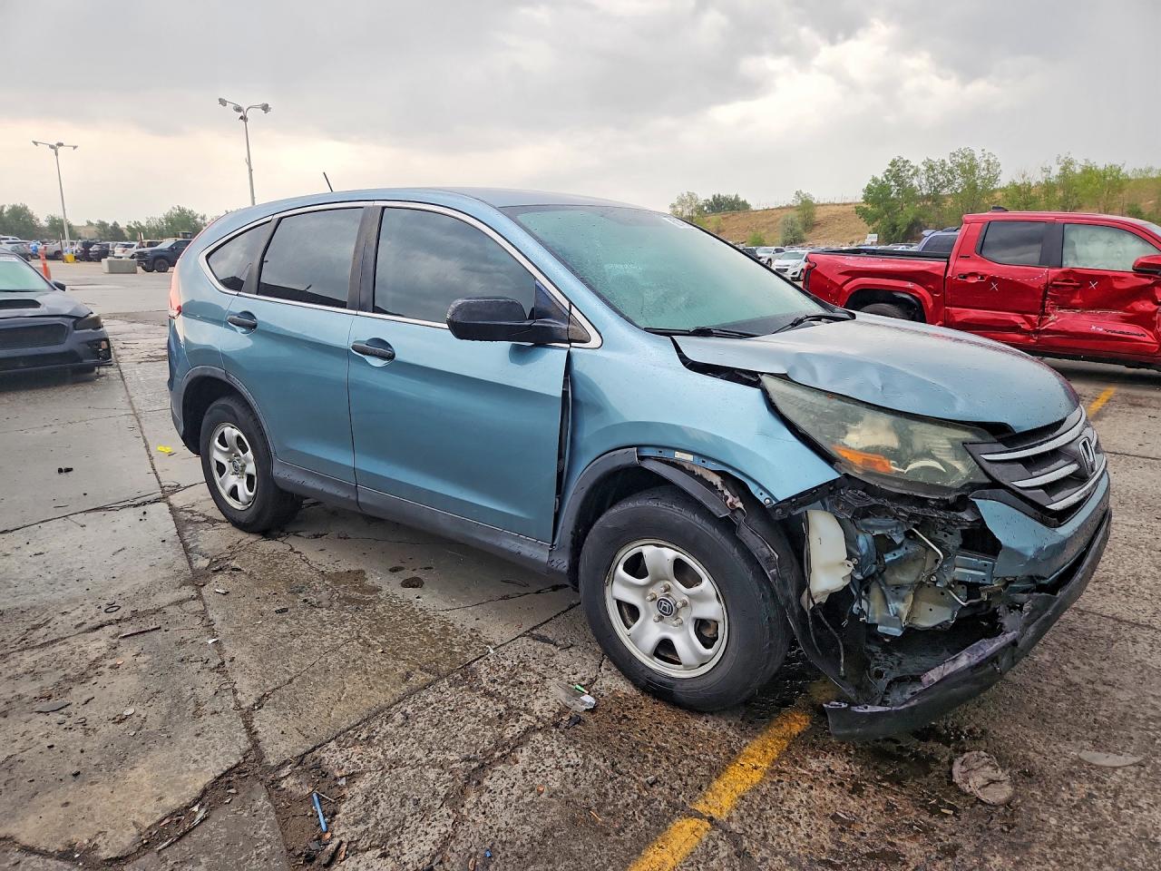 2014 Honda Cr-v Lx Бирюзовый vin: 2HKRM4H31EH719009