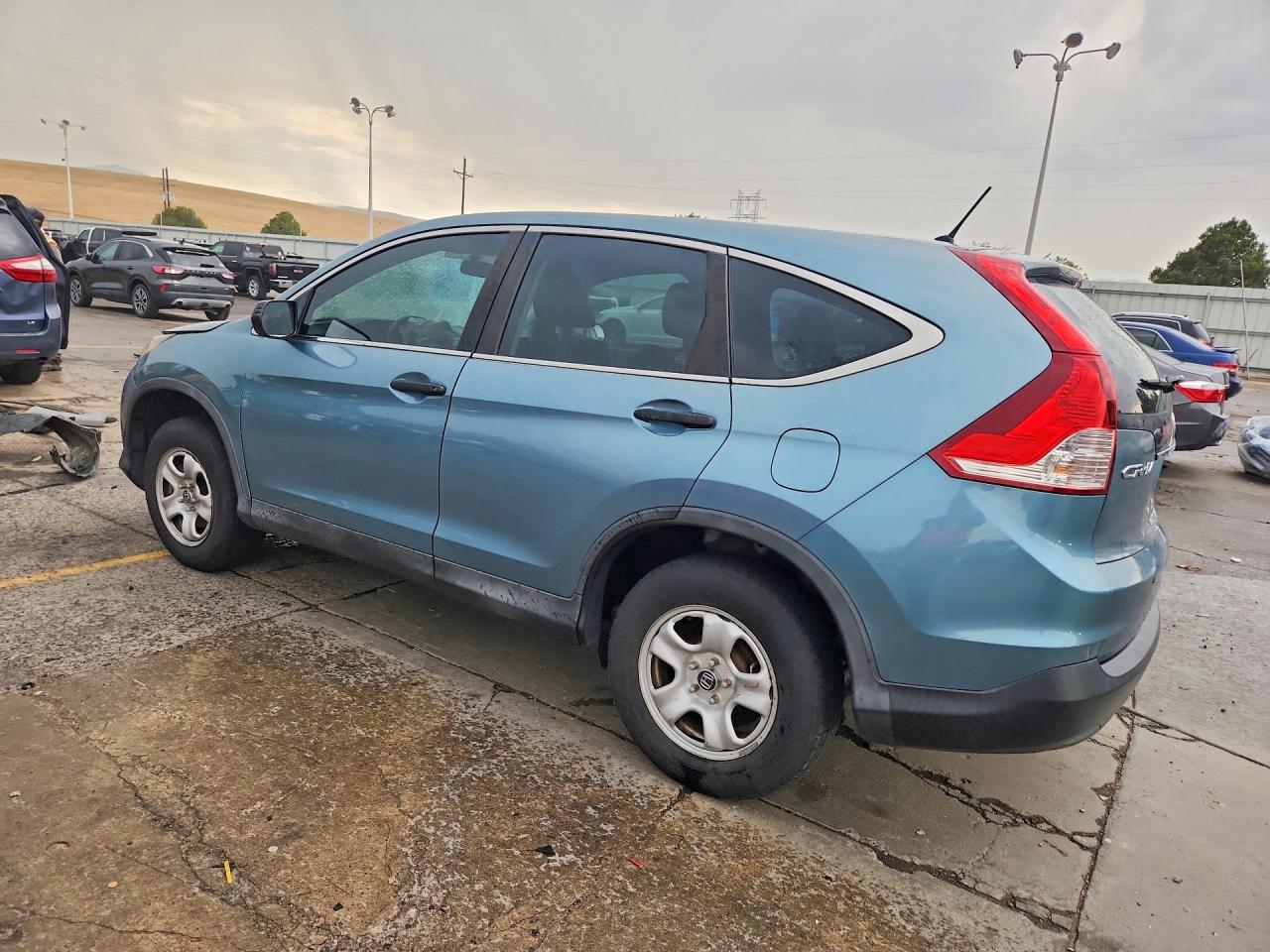 2014 Honda Cr-v Lx Бирюзовый vin: 2HKRM4H31EH719009