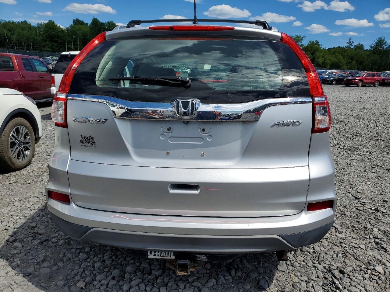 2015 Honda Cr-v Lx Silver vin: 2HKRM4H31FH604363