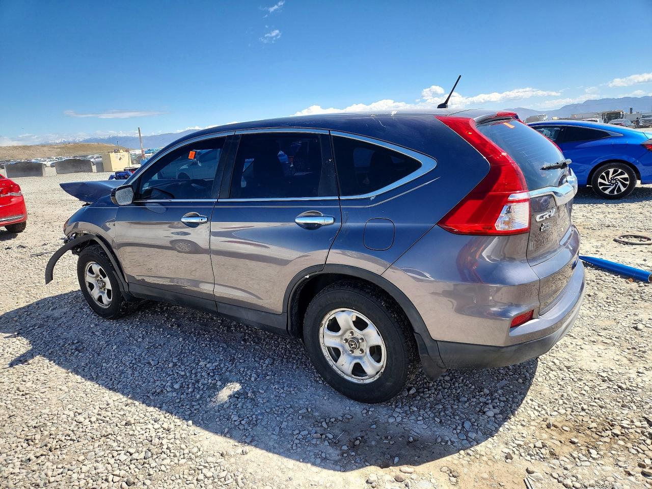 2015 Honda Cr-v Lx Серый vin: 2HKRM4H31FH637461