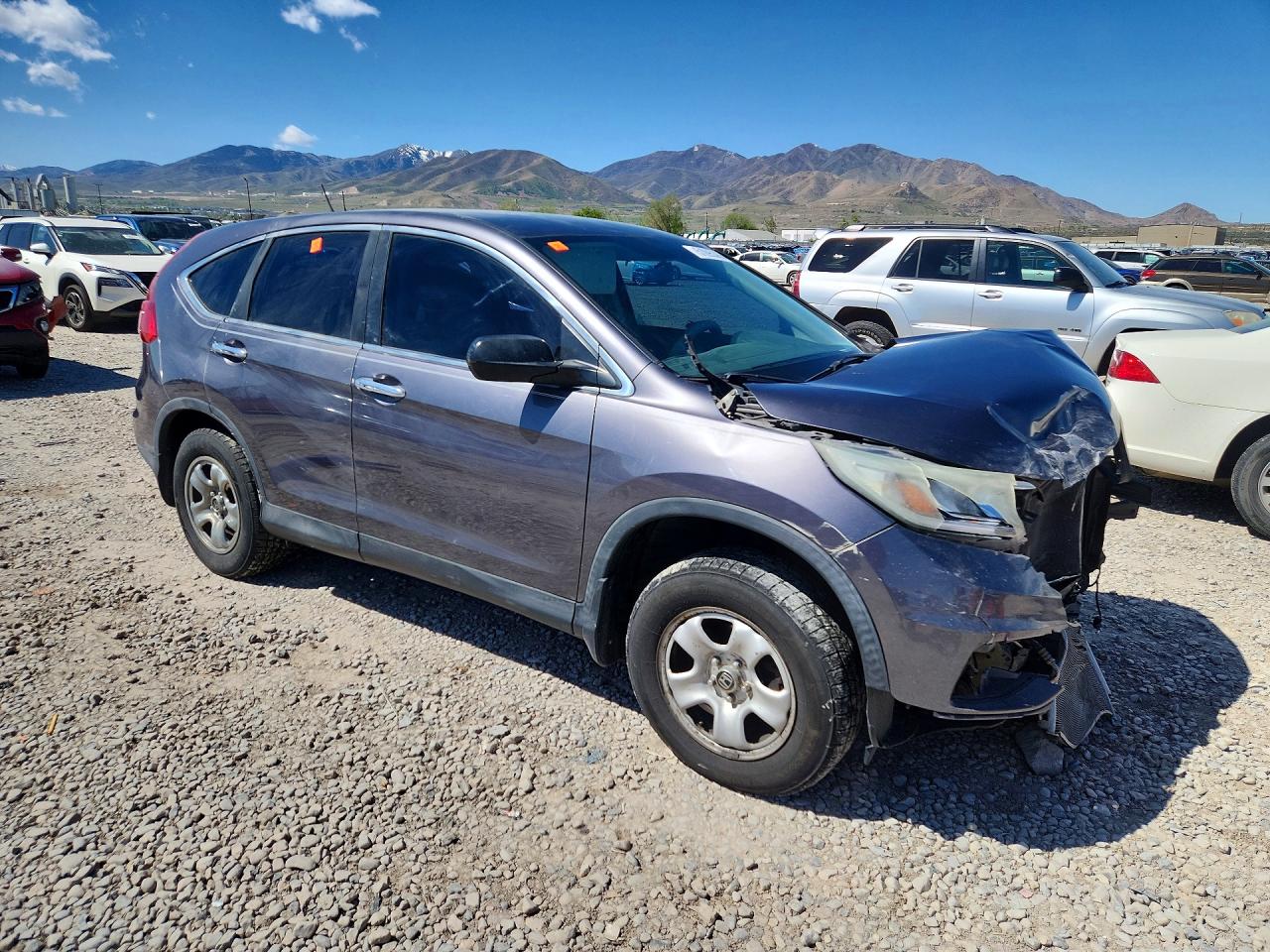 2015 Honda Cr-v Lx Серый vin: 2HKRM4H31FH637461