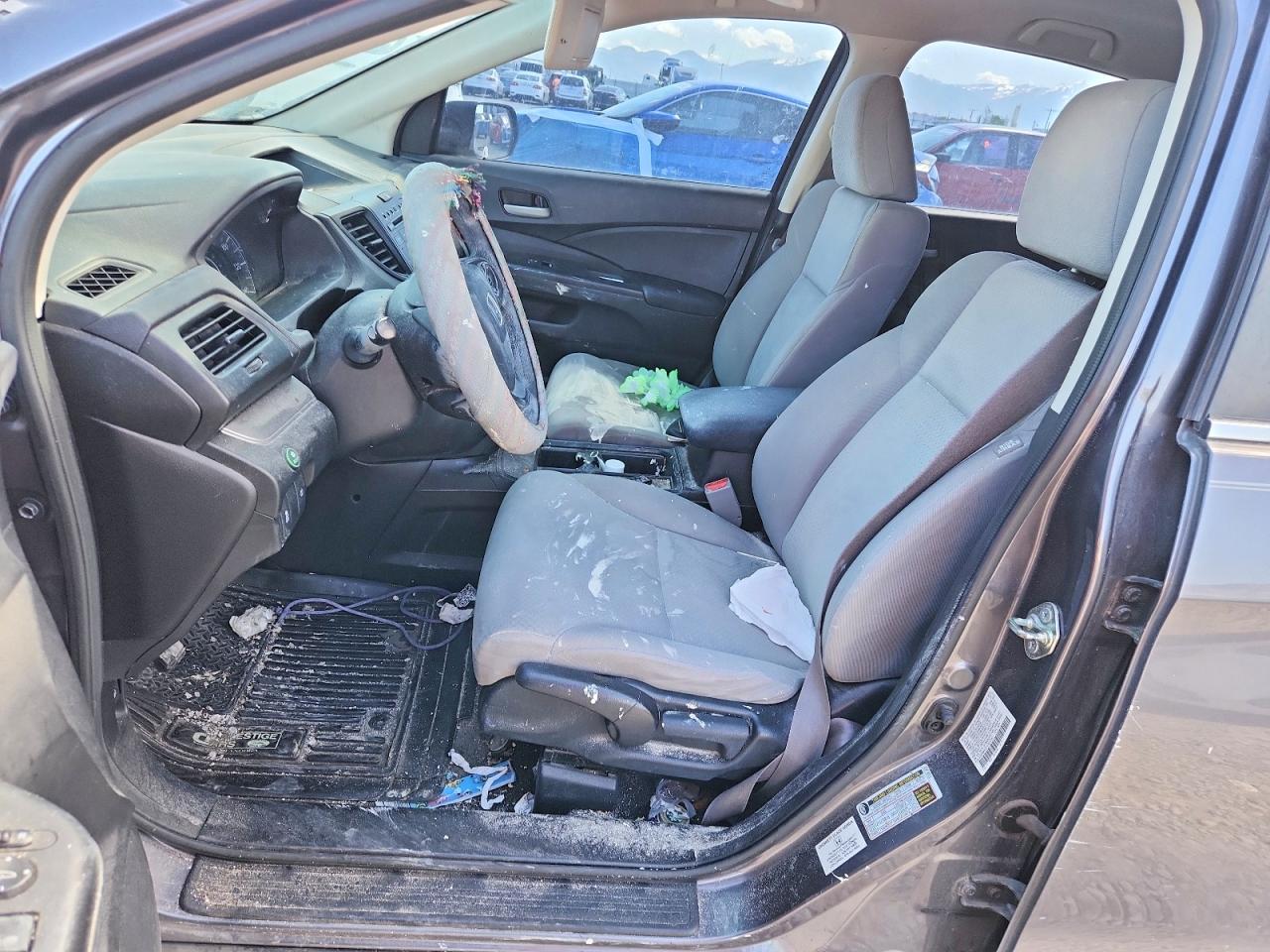 2015 Honda Cr-v Lx Серый vin: 2HKRM4H31FH637461