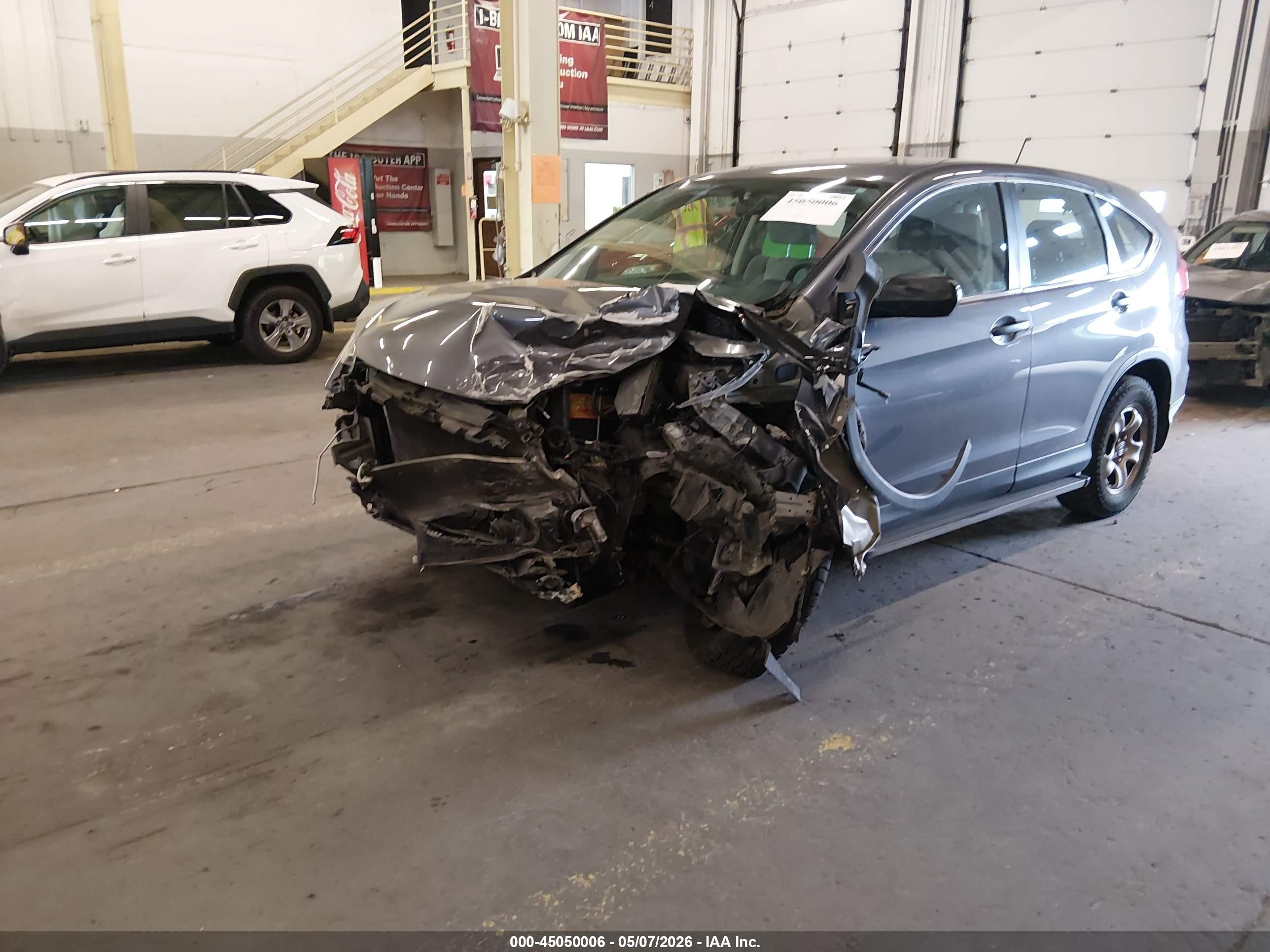 2015 Honda Cr-v Lx Серый vin: 2HKRM4H31FH691438
