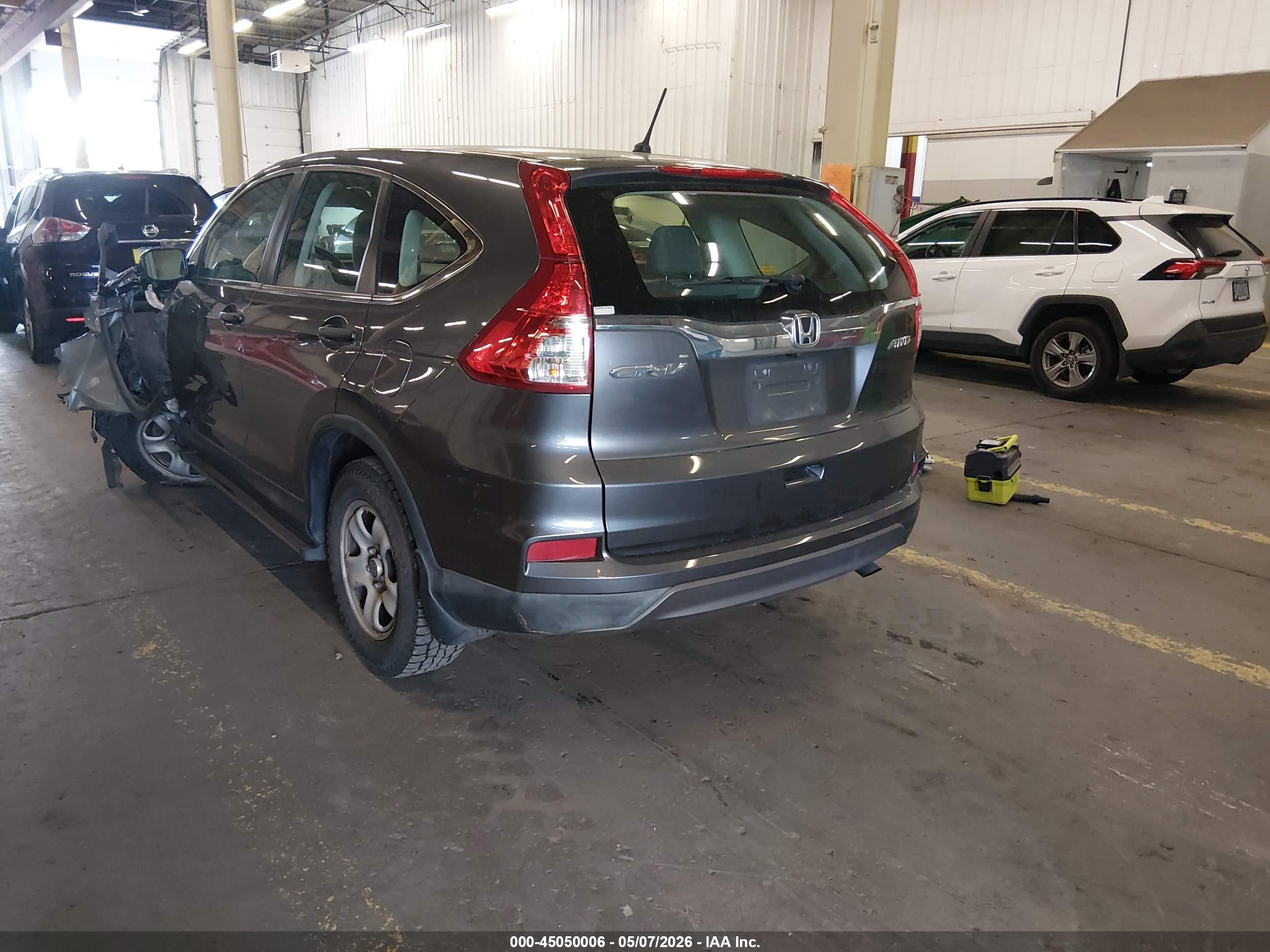 2015 Honda Cr-v Lx Серый vin: 2HKRM4H31FH691438