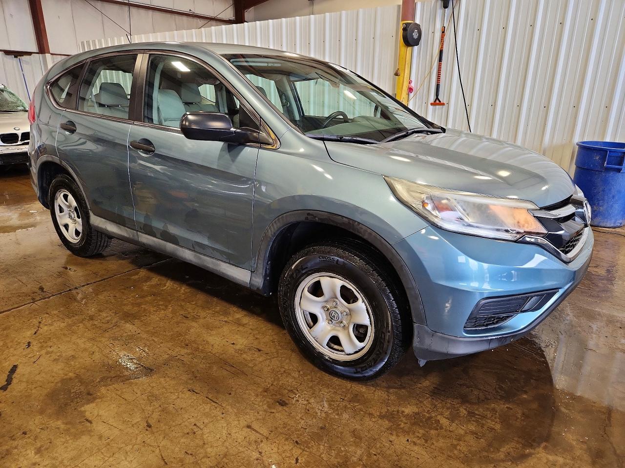 2015 Honda Cr-v Lx Blue vin: 2HKRM4H31FH702020