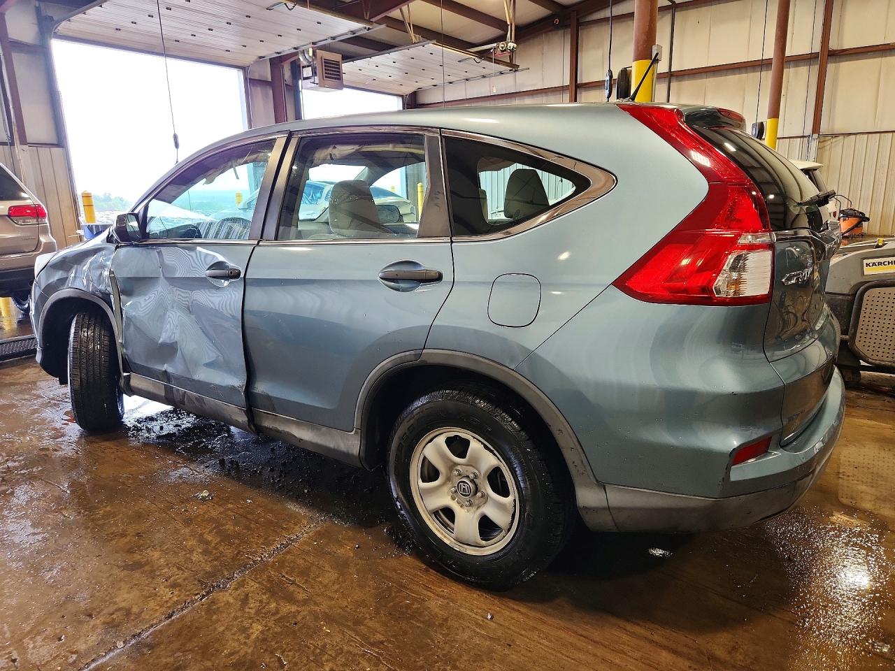 2015 Honda Cr-v Lx Blue vin: 2HKRM4H31FH702020
