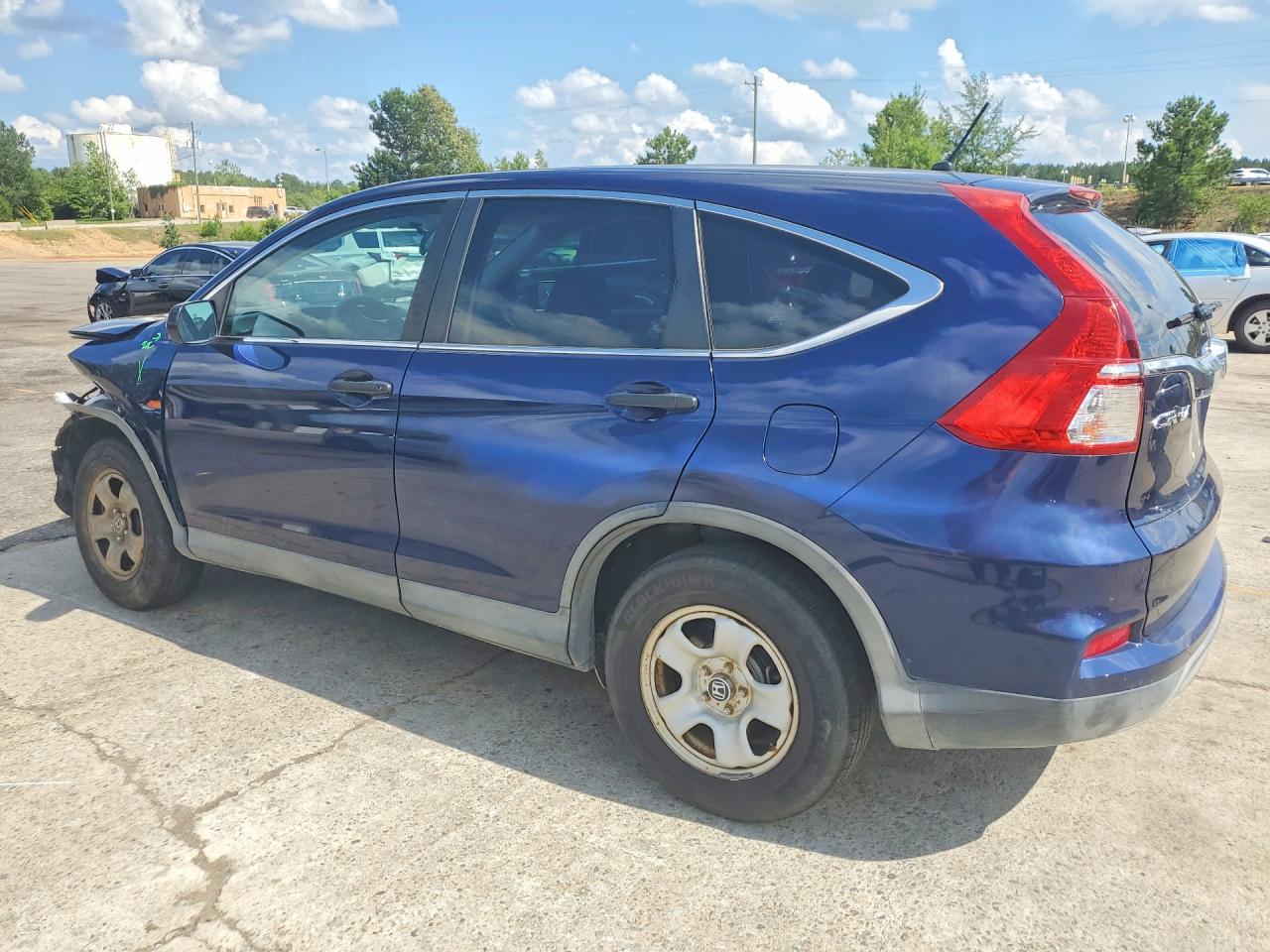 2015 Honda Cr-v Lx Blue vin: 2HKRM4H31FH704379