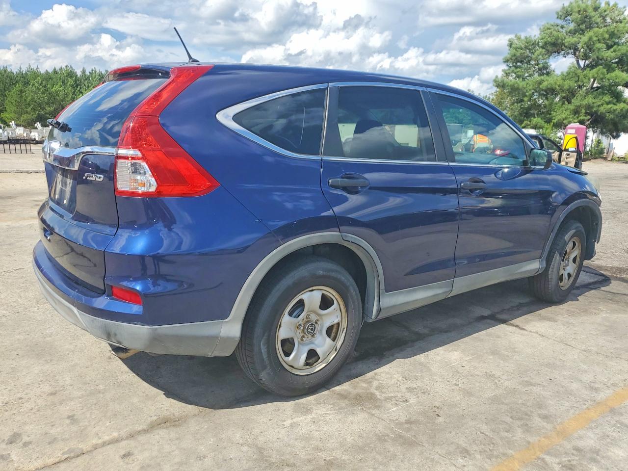 2015 Honda Cr-v Lx Blue vin: 2HKRM4H31FH704379