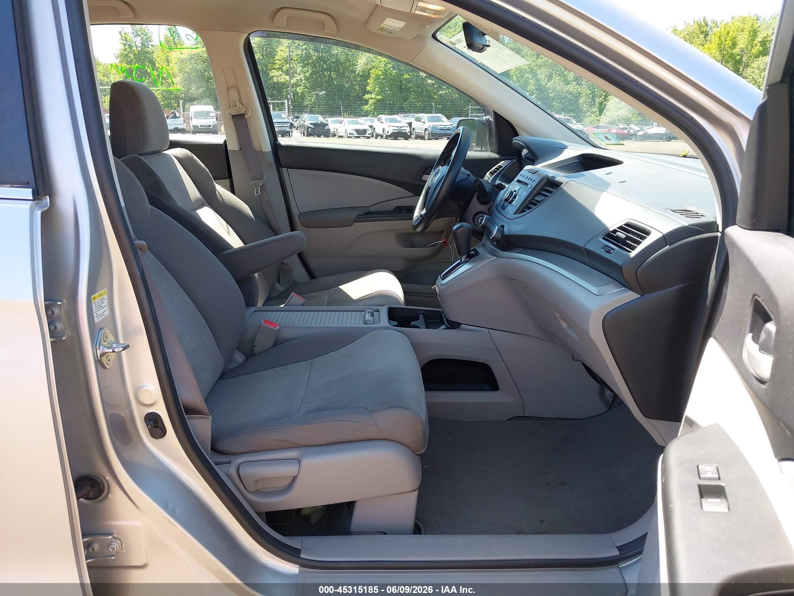 2012 Honda Cr-v Lx Silver vin: 2HKRM4H32CH612418