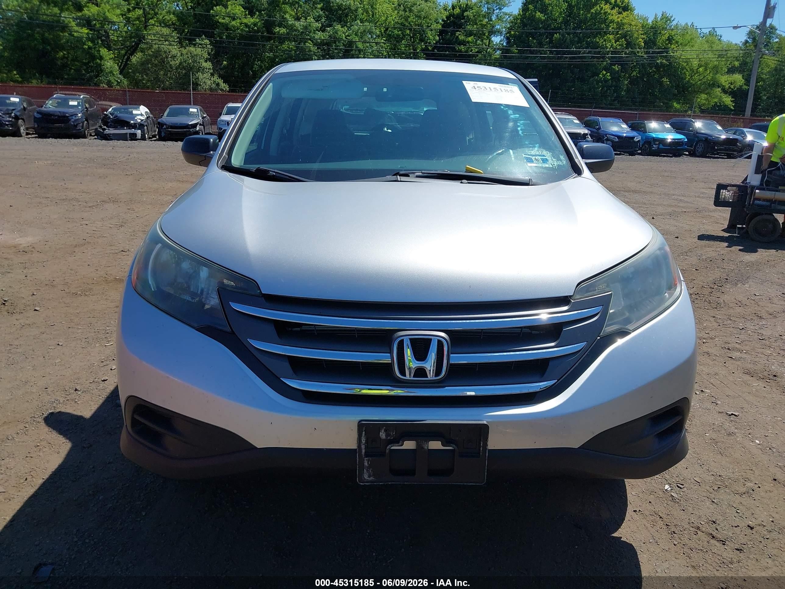 2012 Honda Cr-v Lx Silver vin: 2HKRM4H32CH612418