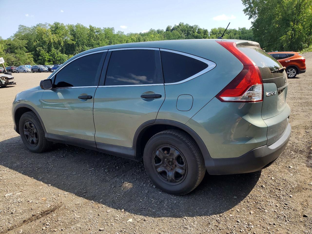 2012 Honda Cr-v Lx Зеленый vin: 2HKRM4H32CH622091