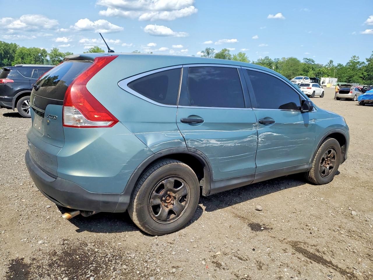 2012 Honda Cr-v Lx Зеленый vin: 2HKRM4H32CH622091