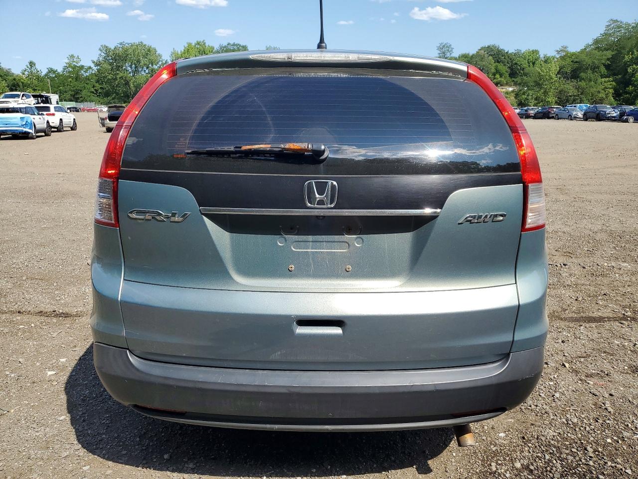 2012 Honda Cr-v Lx Зеленый vin: 2HKRM4H32CH622091