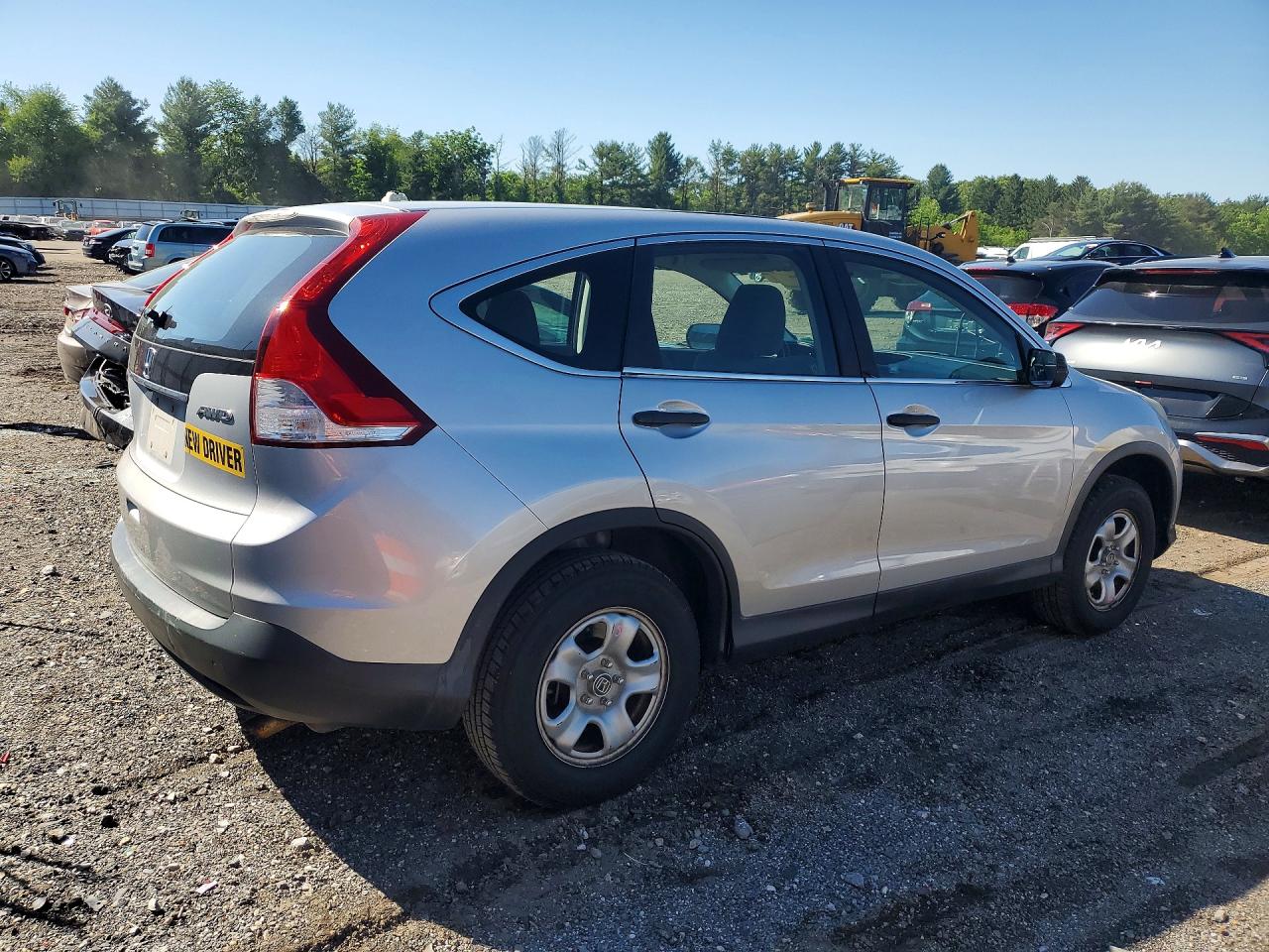 2012 Honda Cr-v Lx Серебряный vin: 2HKRM4H32CH633172