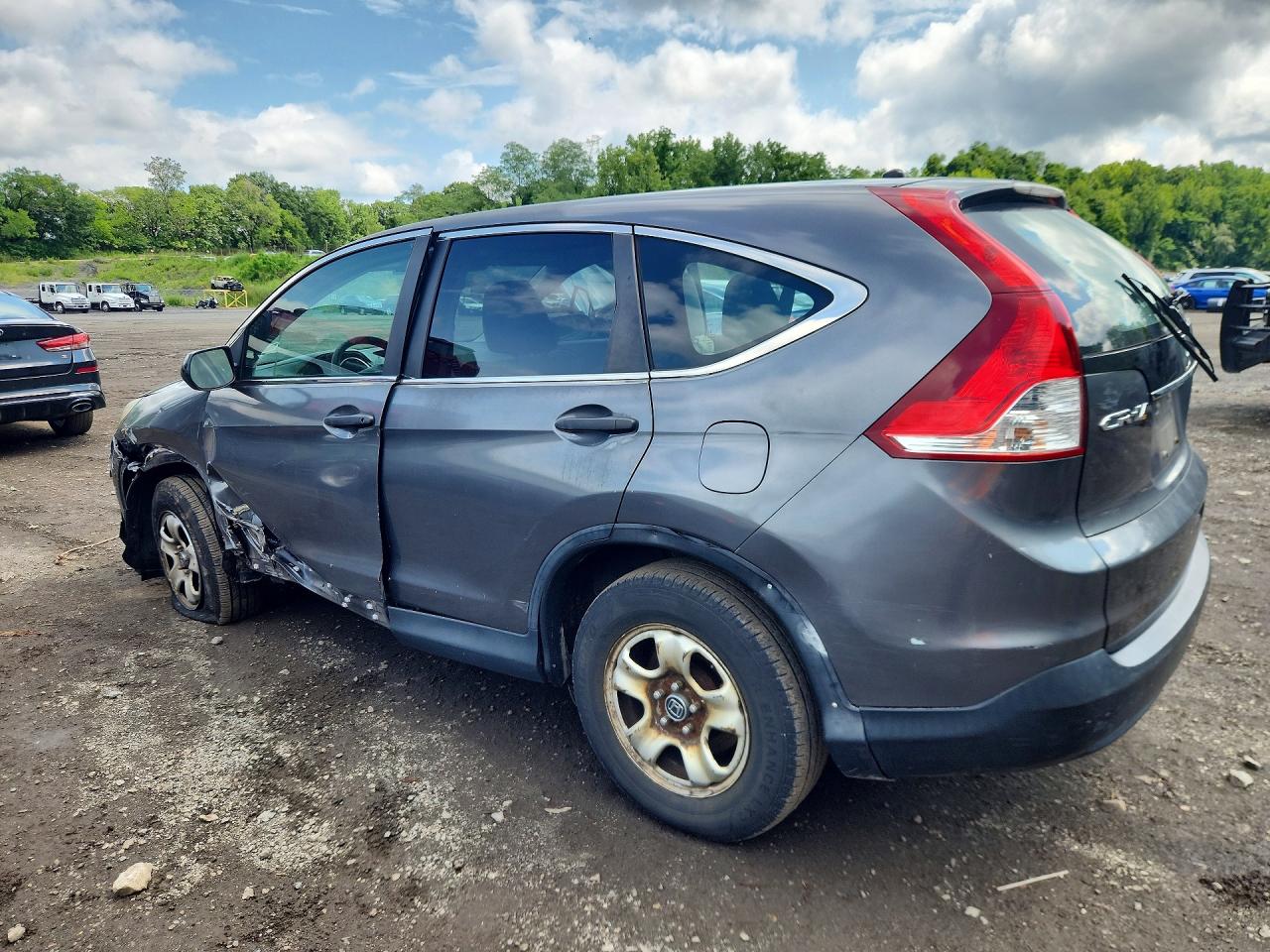2013 Honda Cr-v Lx Gray vin: 2HKRM4H32DH605843