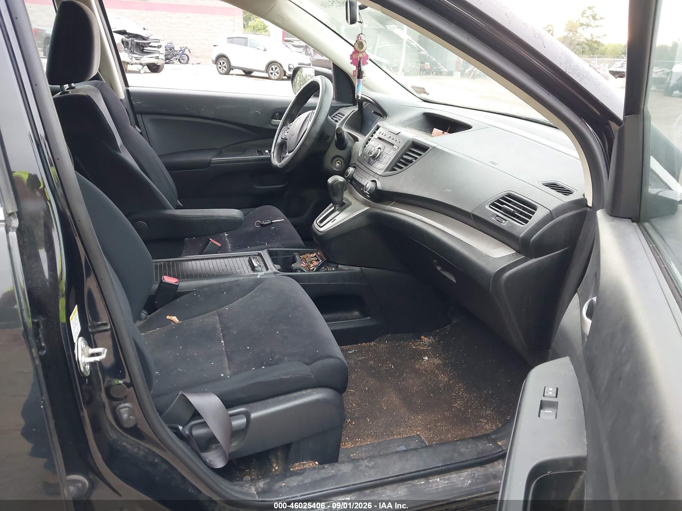 2013 Honda Cr-v Lx Black vin: 2HKRM4H32DH607267