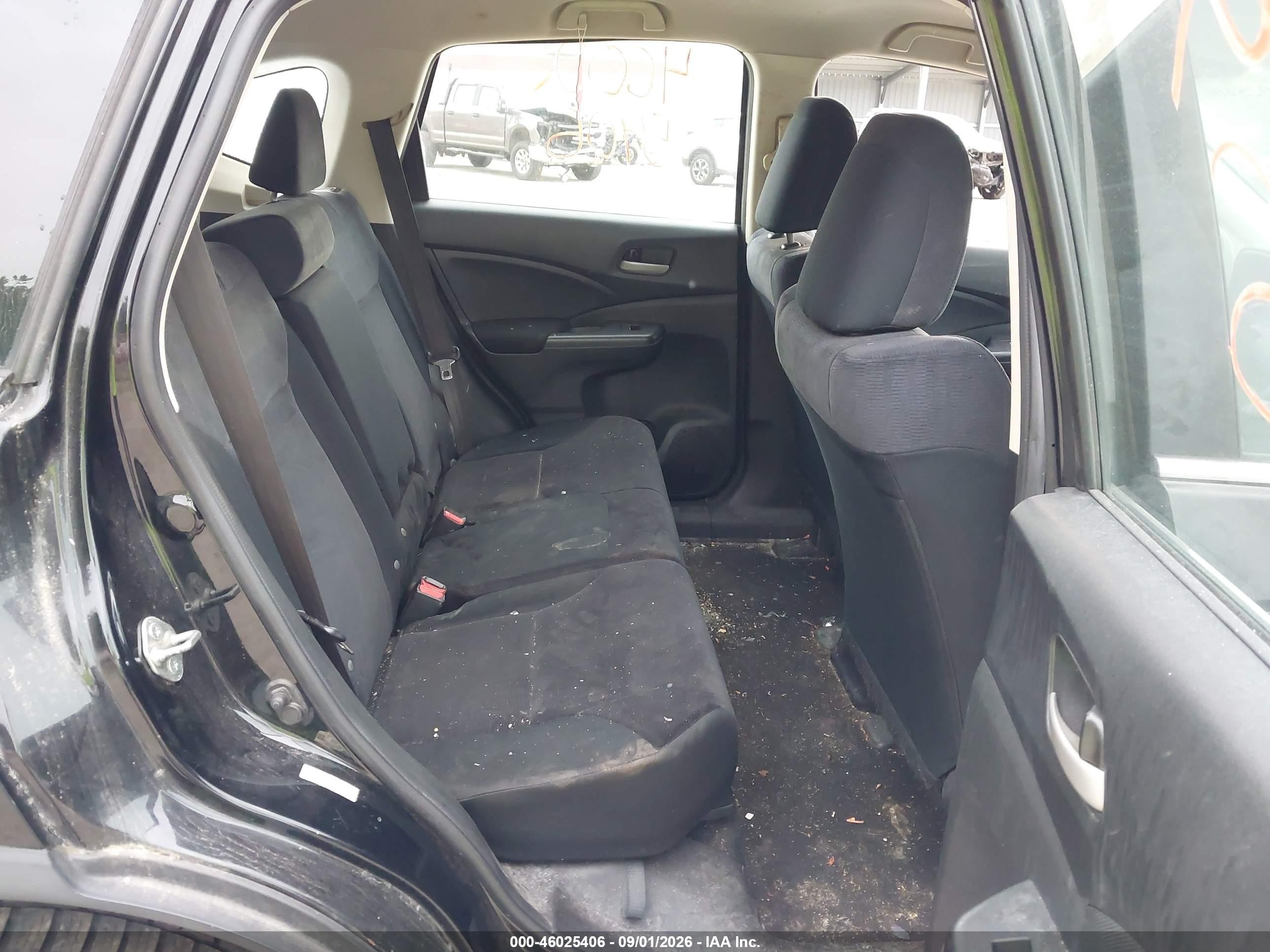 2013 Honda Cr-v Lx Black vin: 2HKRM4H32DH607267