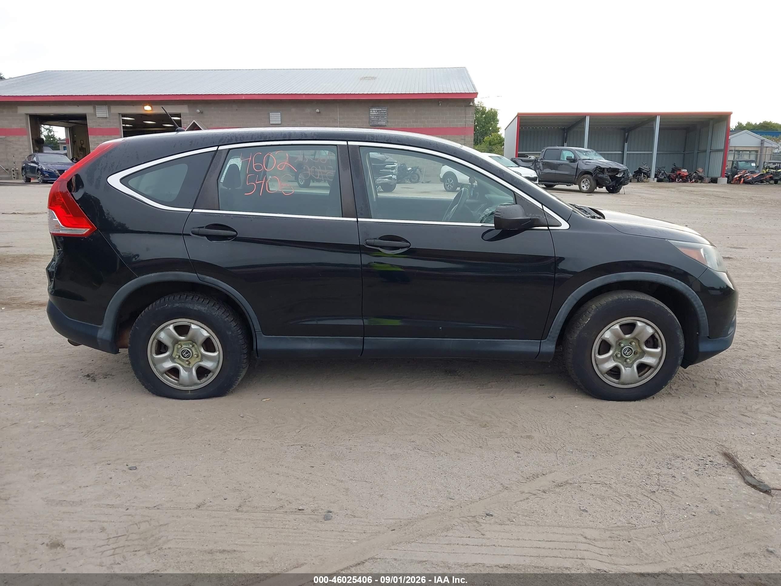 2013 Honda Cr-v Lx Black vin: 2HKRM4H32DH607267