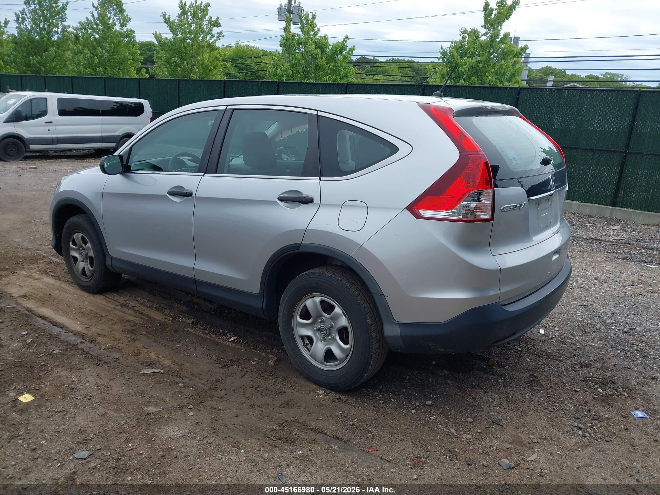 2013 Honda Cr-v Lx Silver vin: 2HKRM4H32DH630693